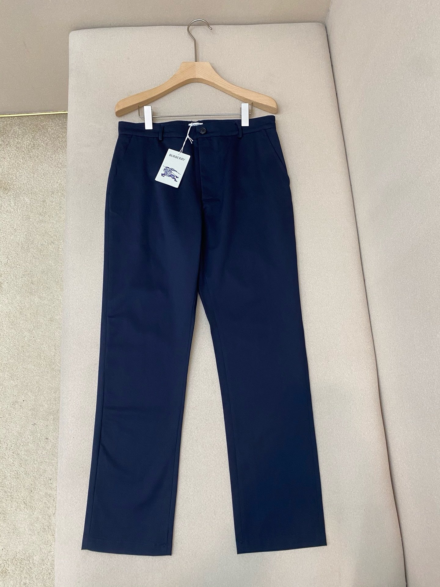 Dark Blue and apricot Pant