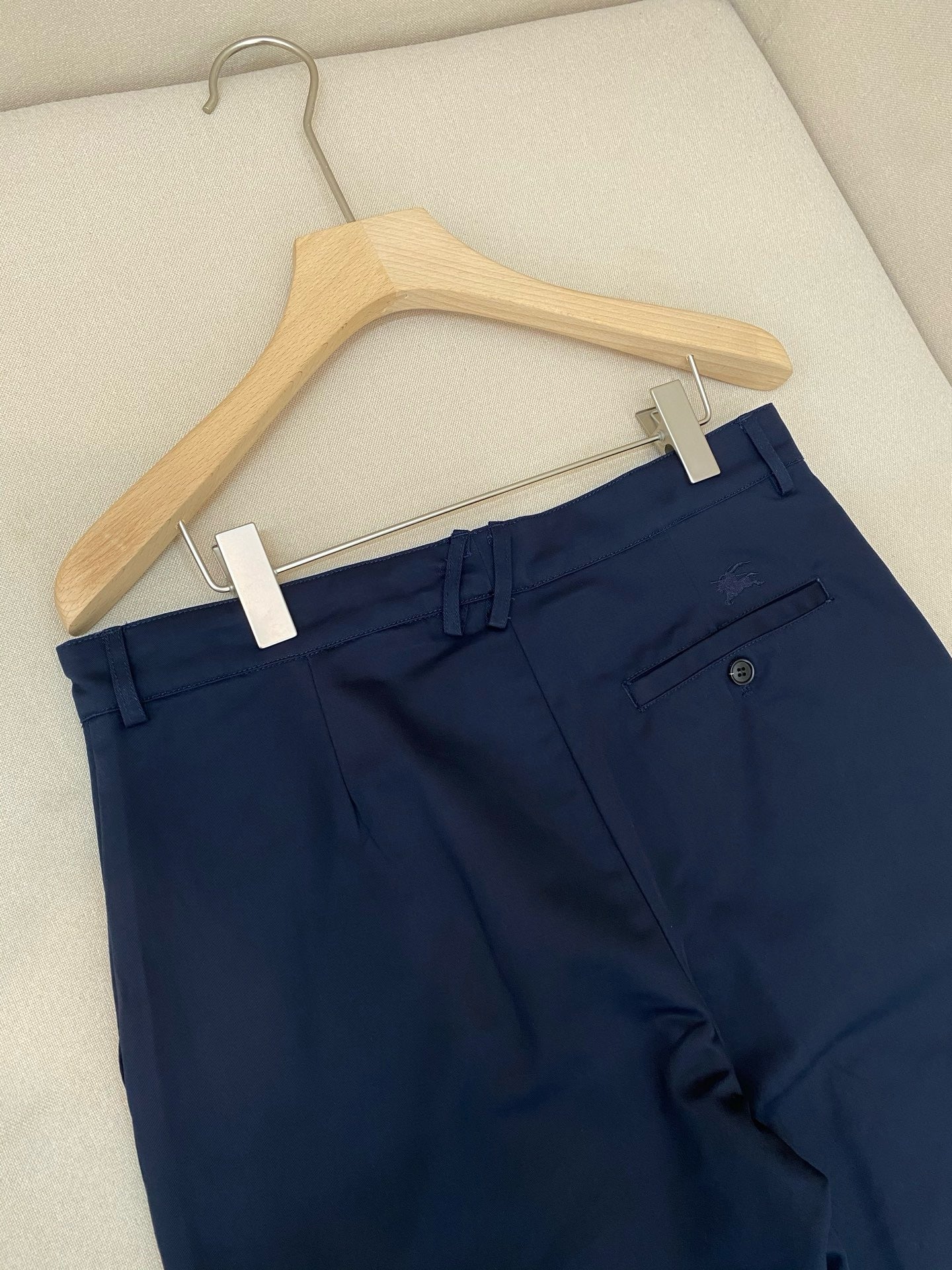 Dark Blue and apricot Pant