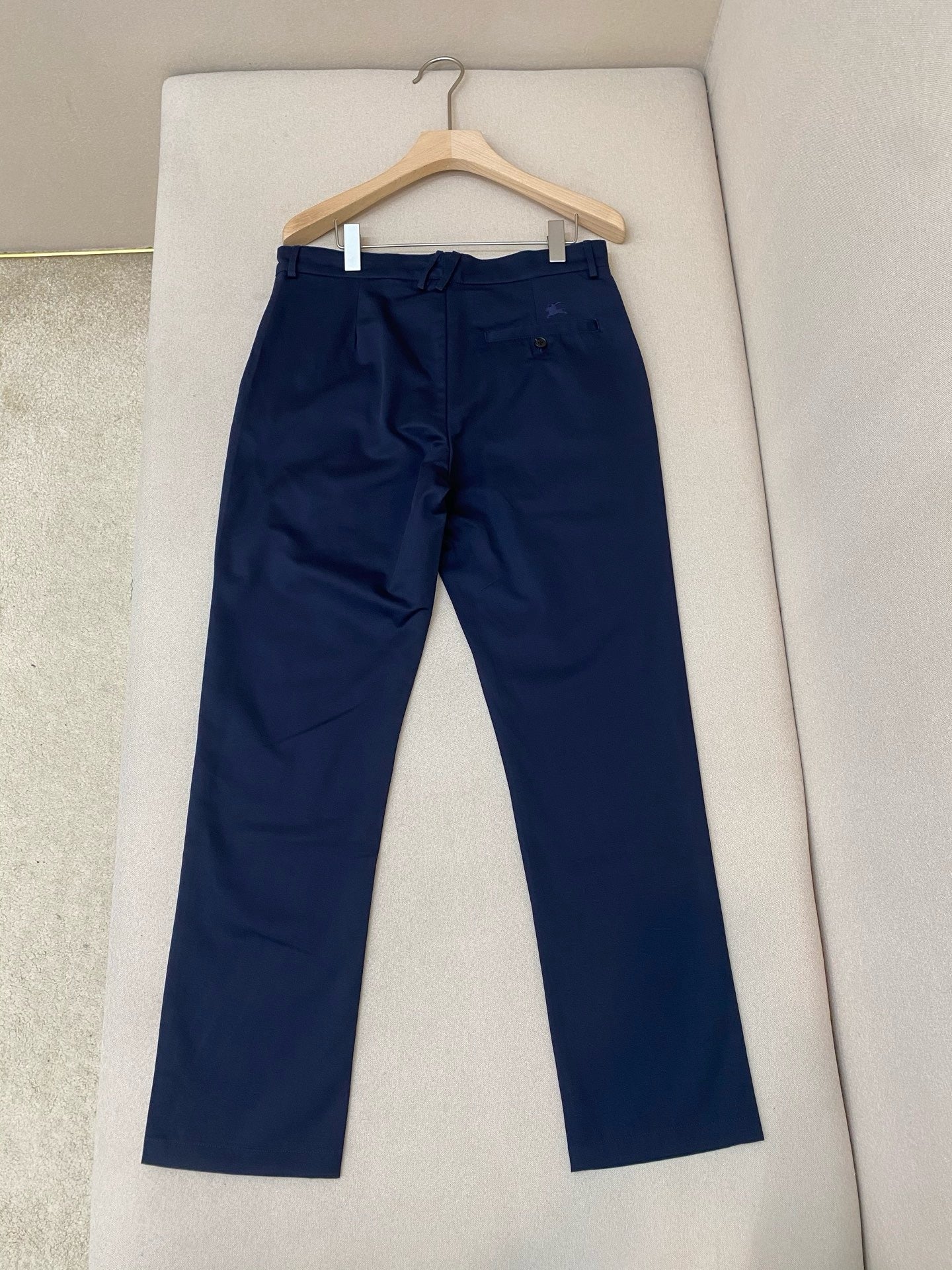 Dark Blue and apricot Pant