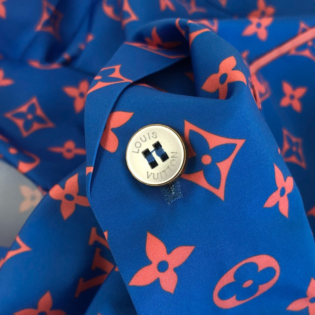 Camisa azul roja