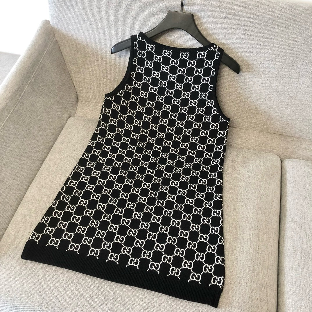Black White Skirt