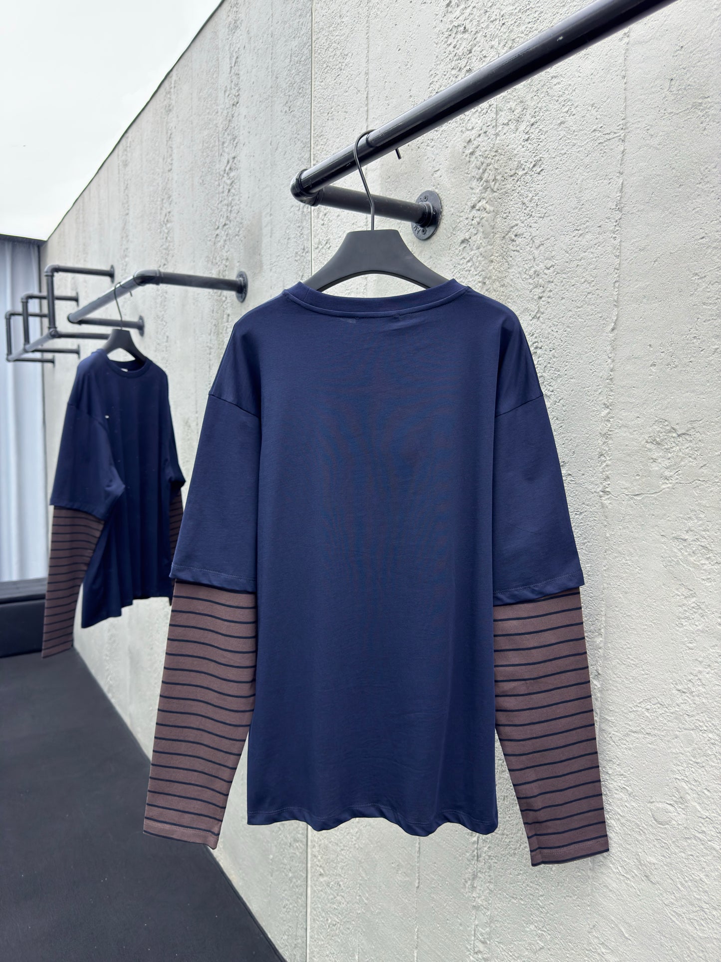 Blue Brown Shirt
