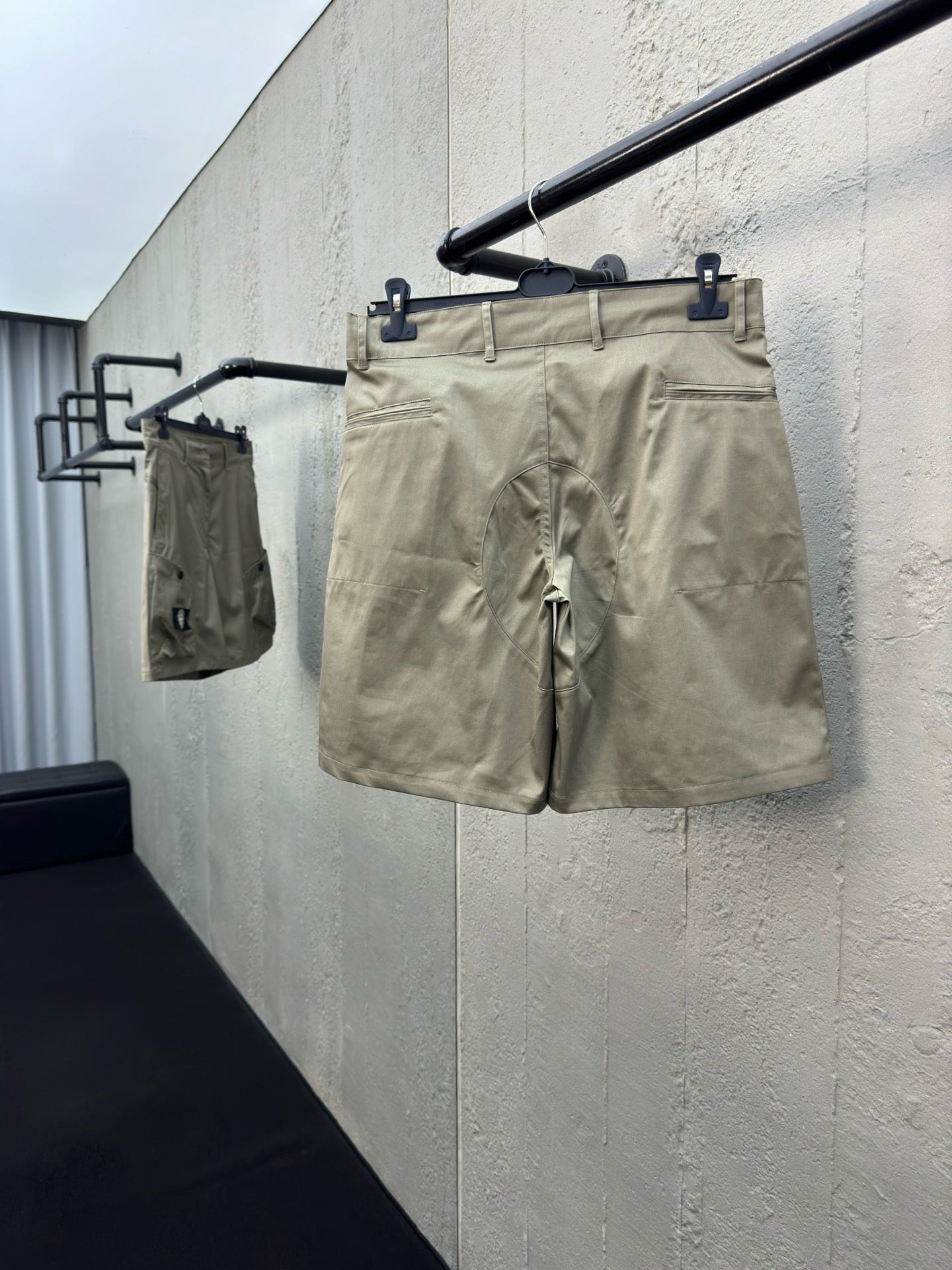 Army Green and Black Short