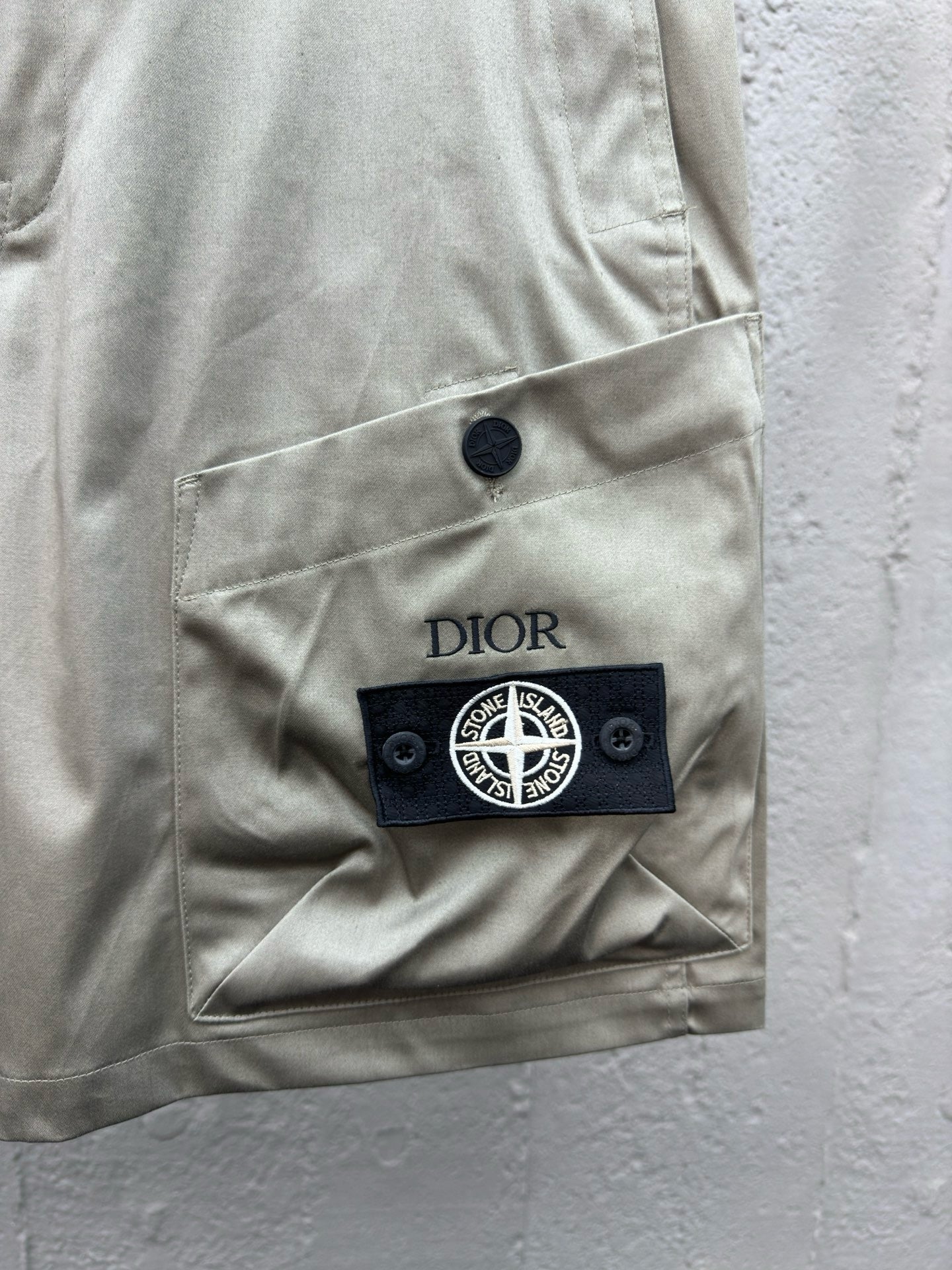 Army Green and Black Short