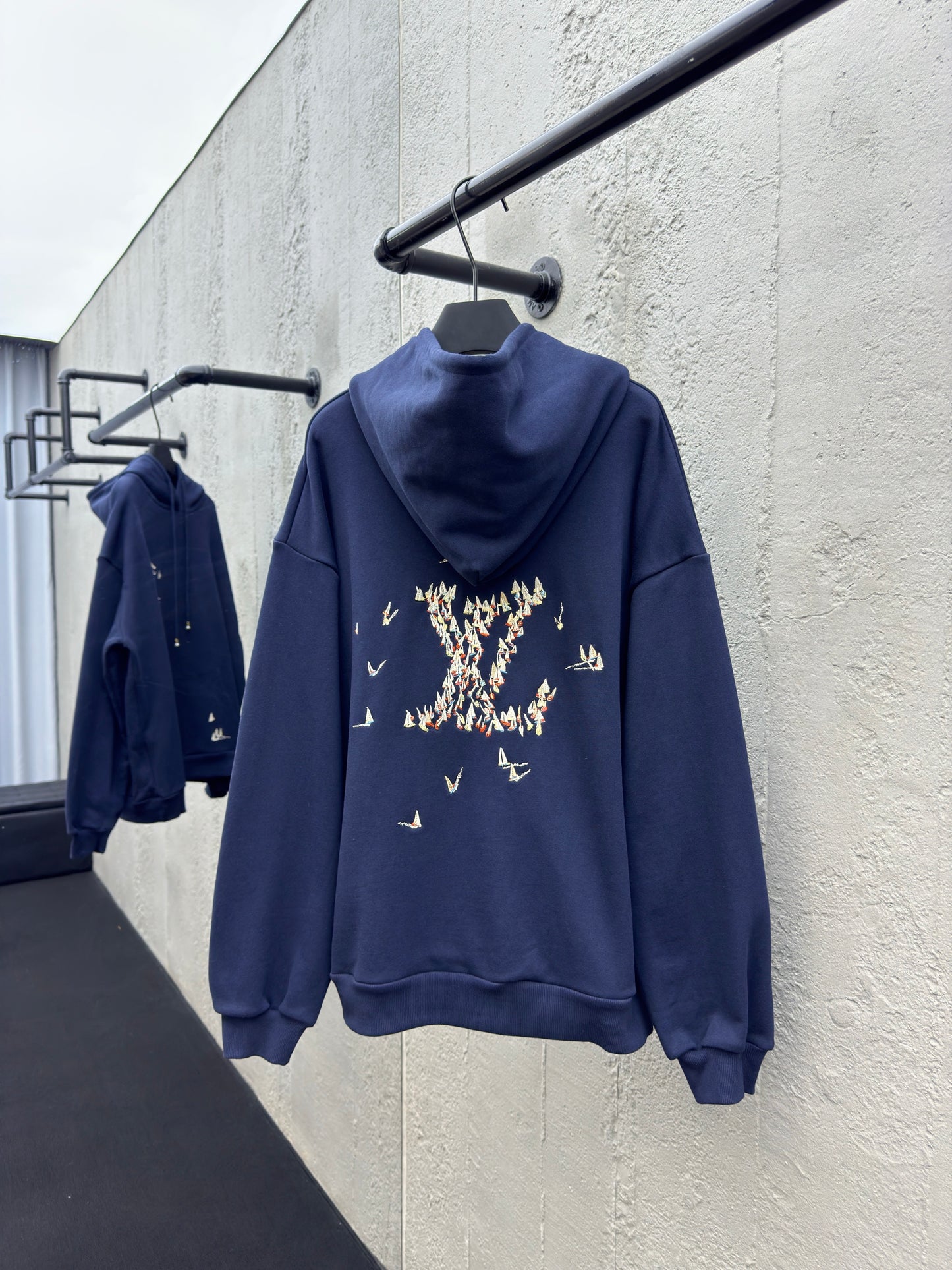 Dark Blue Hoodie
