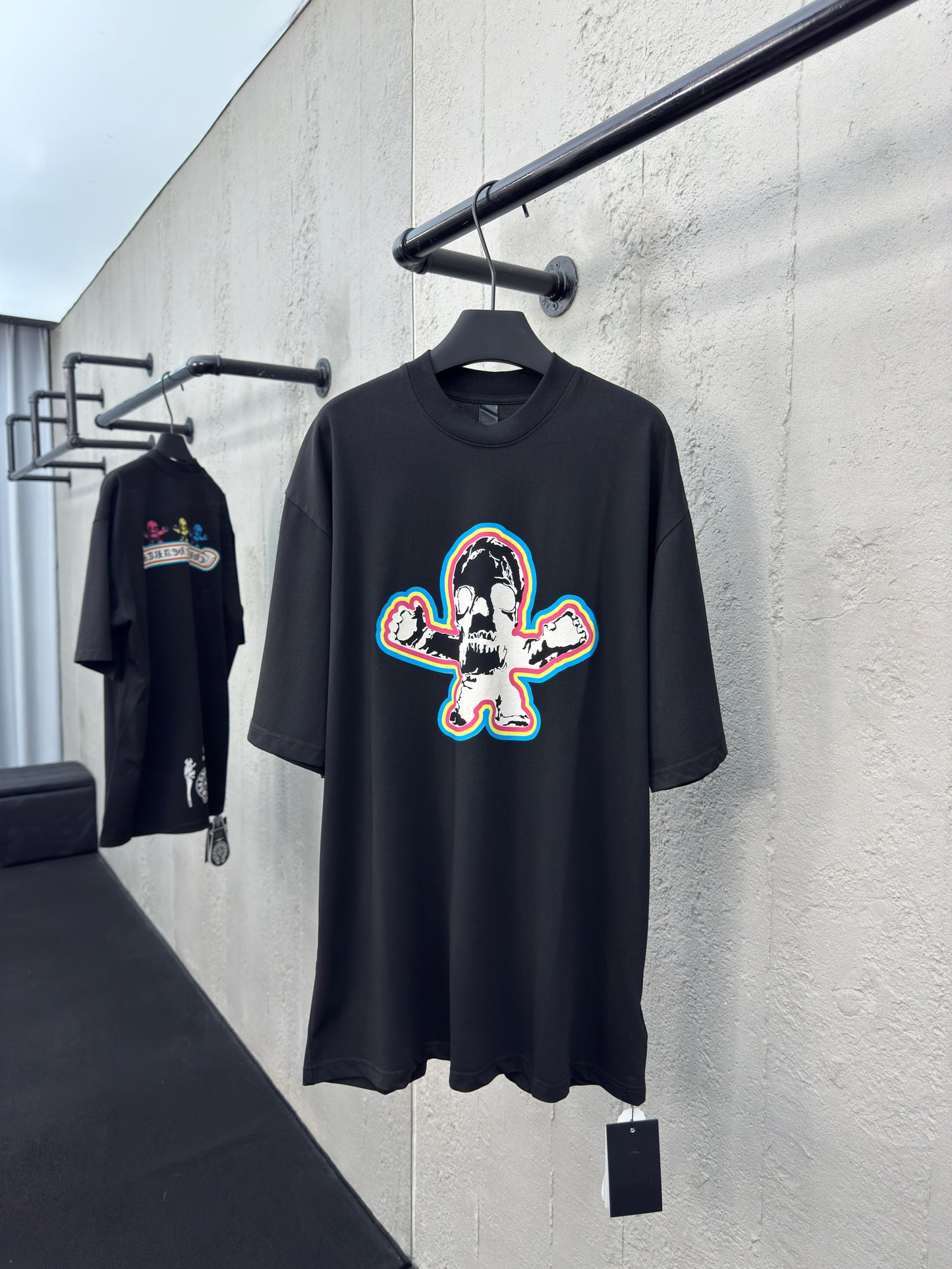 White and Black T-Shirt