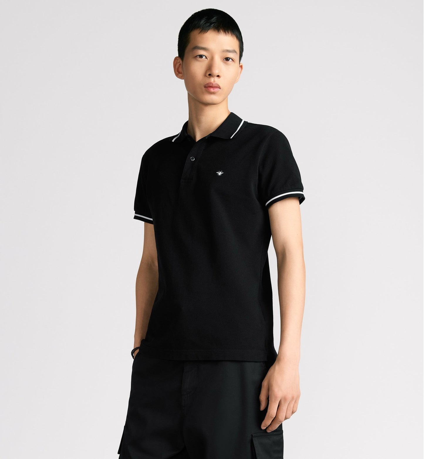 Black and White Polo
