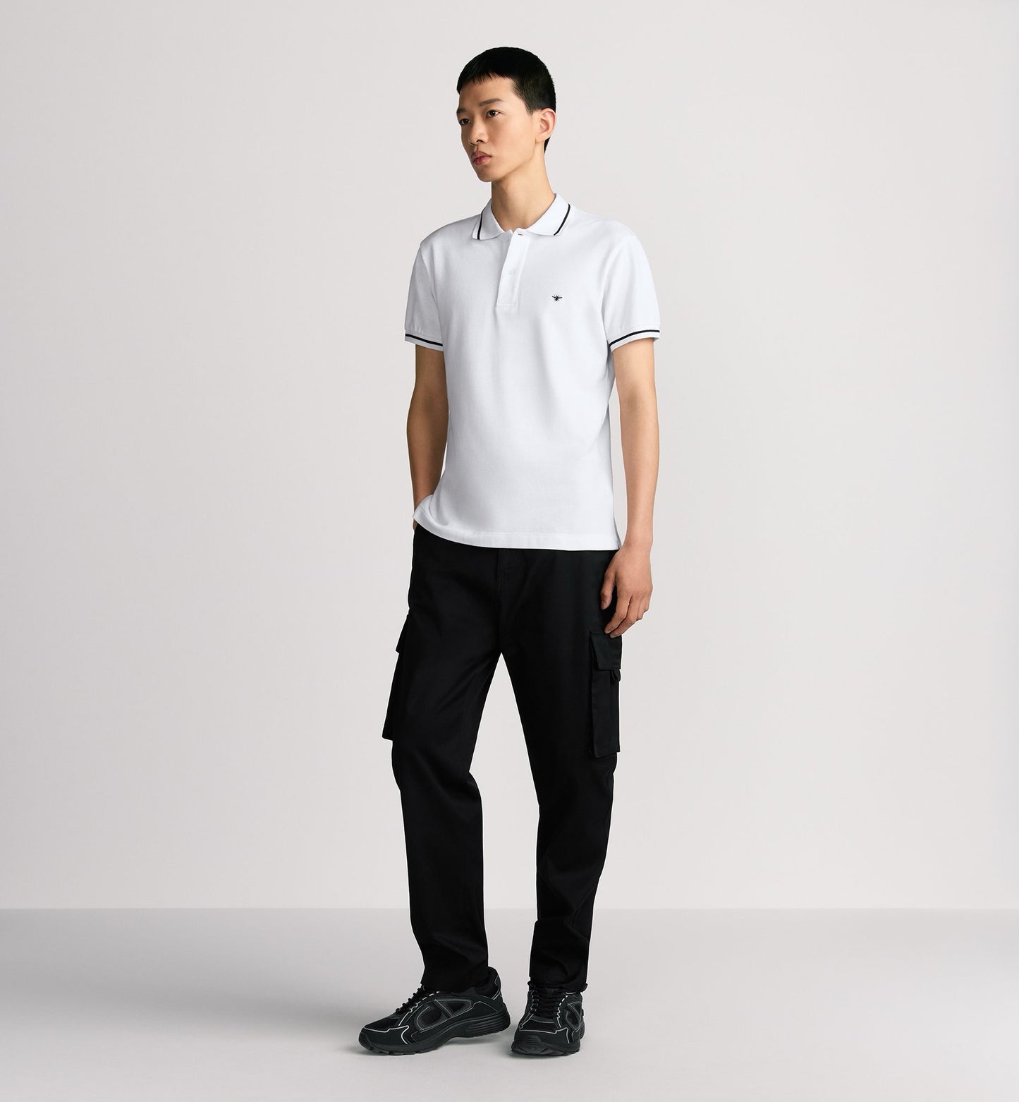 Black and White Polo