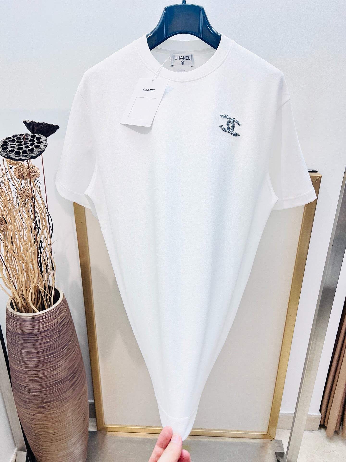 White and Black T-Shirt