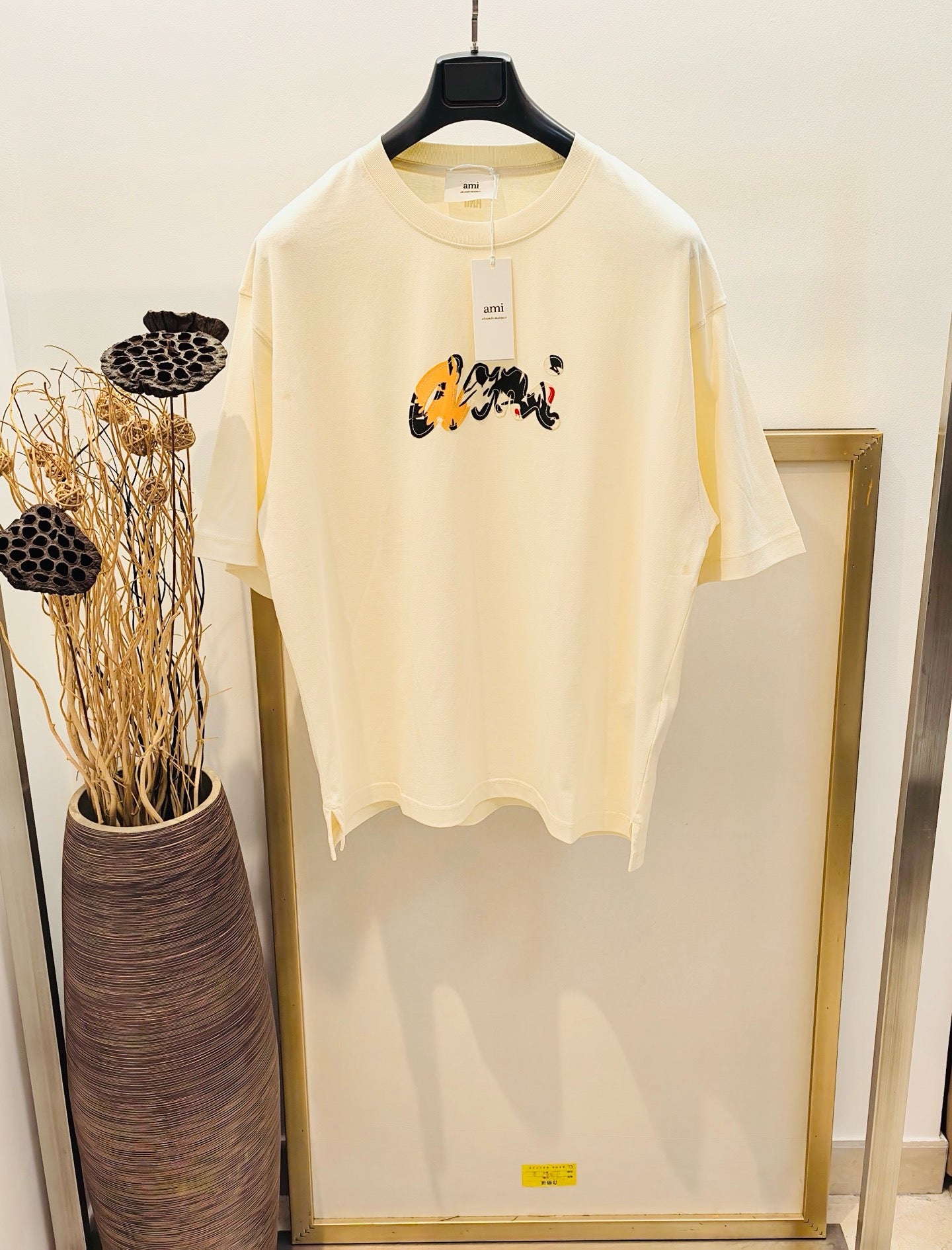 Black and Apricot T-Shirt