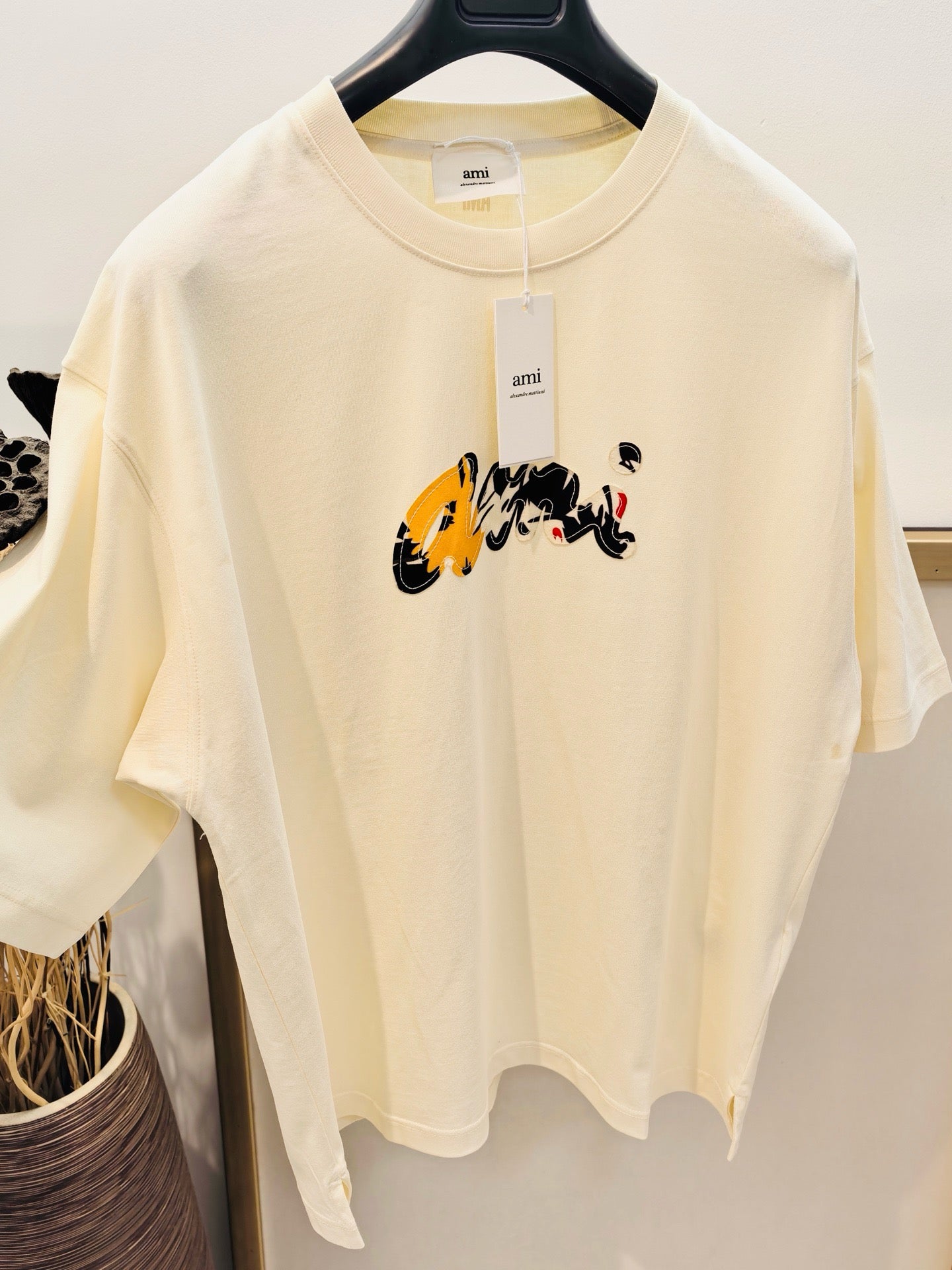 Black and Apricot T-Shirt