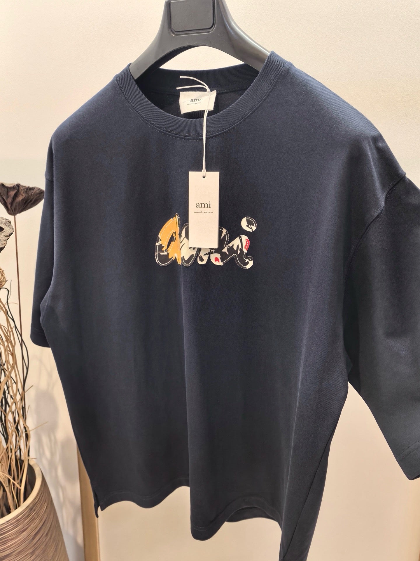 Black and Apricot T-Shirt