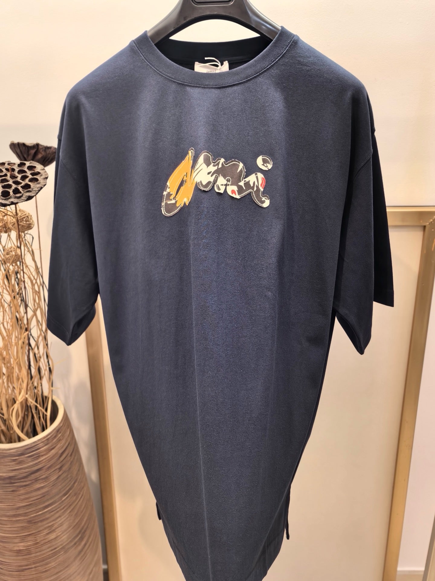 Black and Apricot T-Shirt