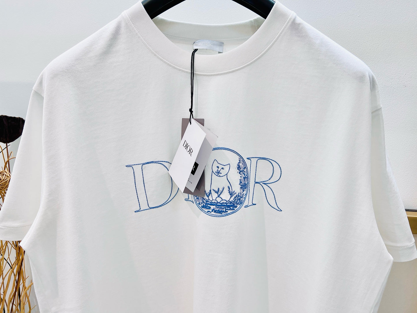 White and Light Blue T-Shirt