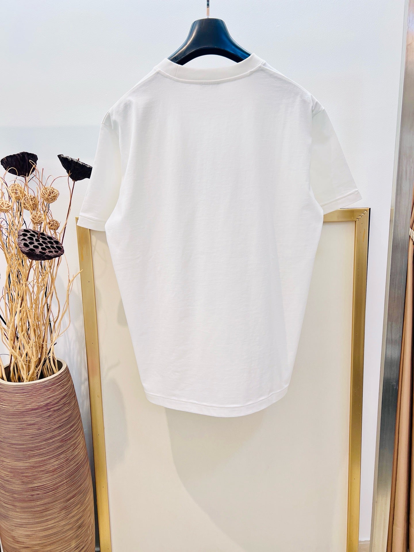 White and Light Blue T-Shirt