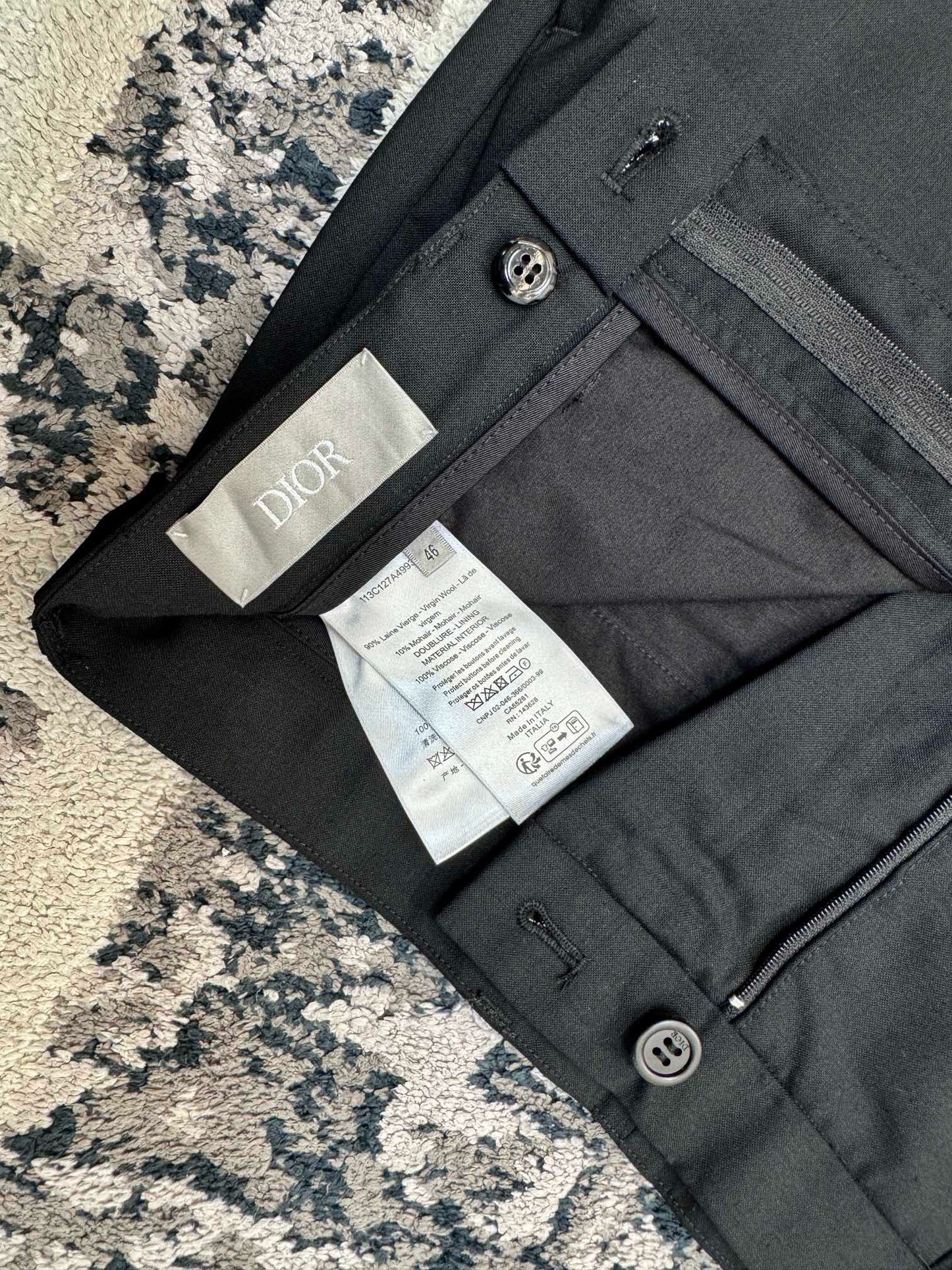 Black Jacket and Pant Set