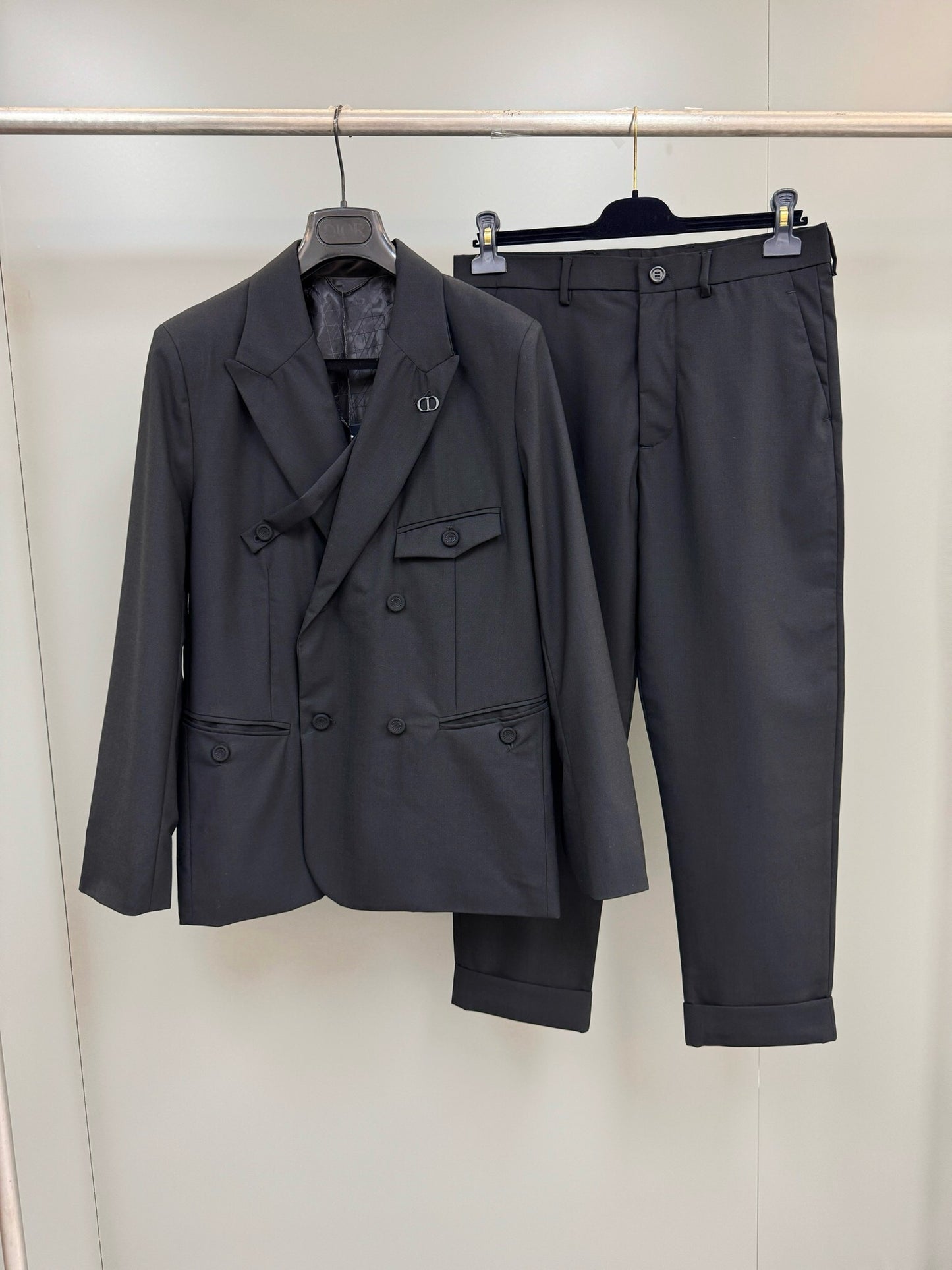 Black Jacket and Pant Set