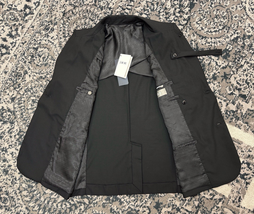 Black Jacket and Pant Set