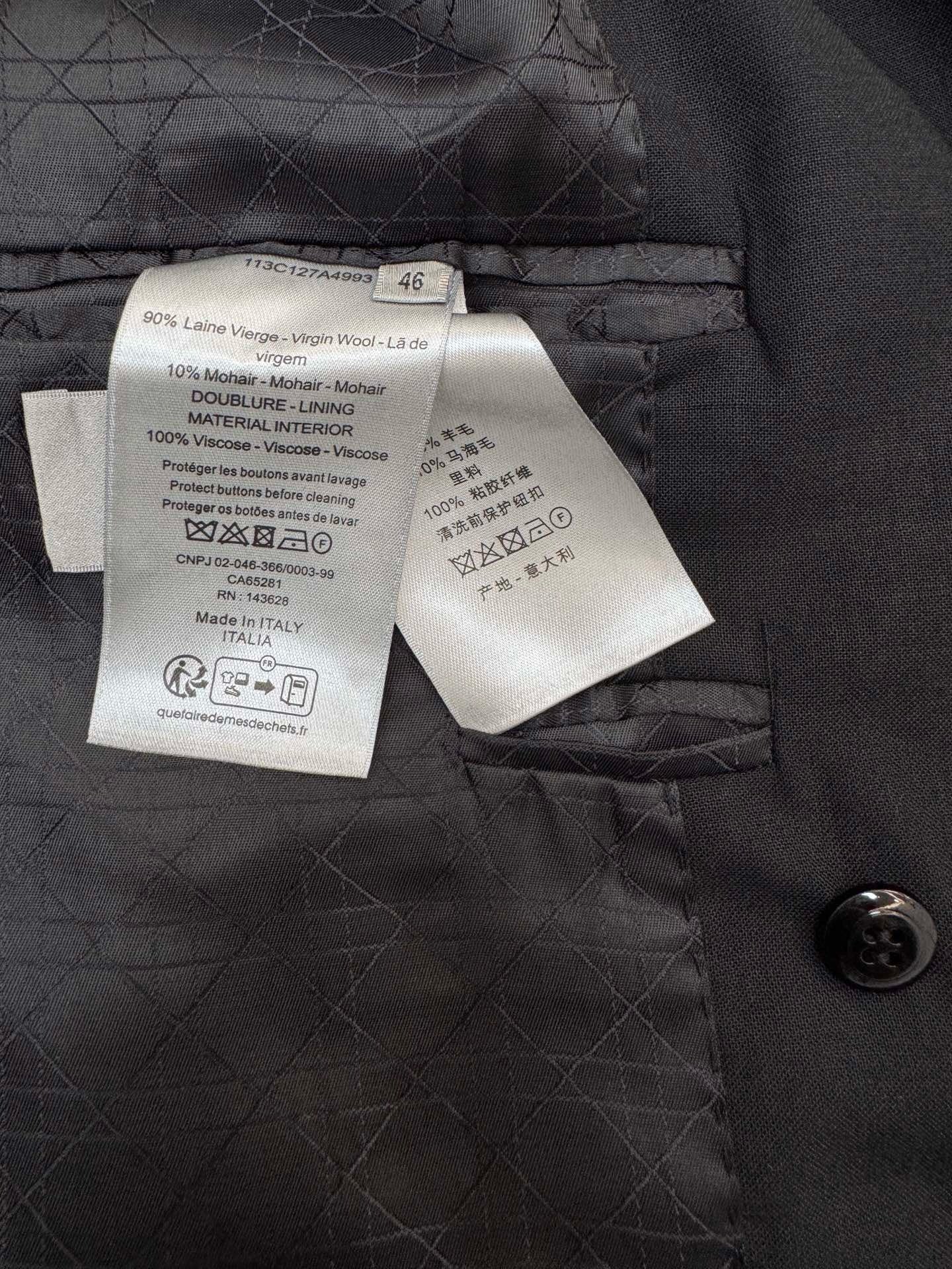 Black Jacket and Pant Set