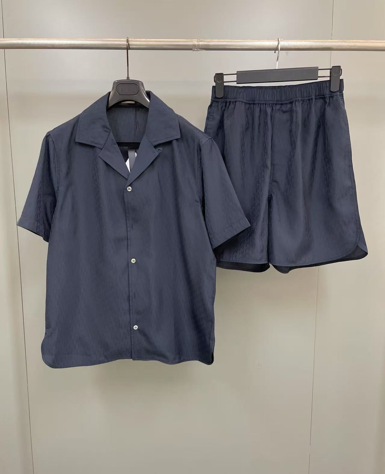 Black Jacket and Short Set