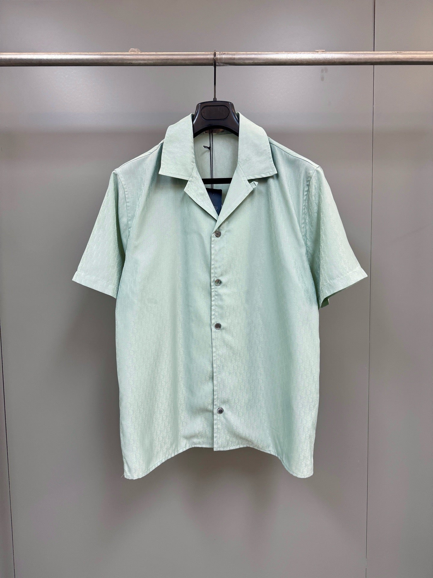 Blue and Light Green Shirt
