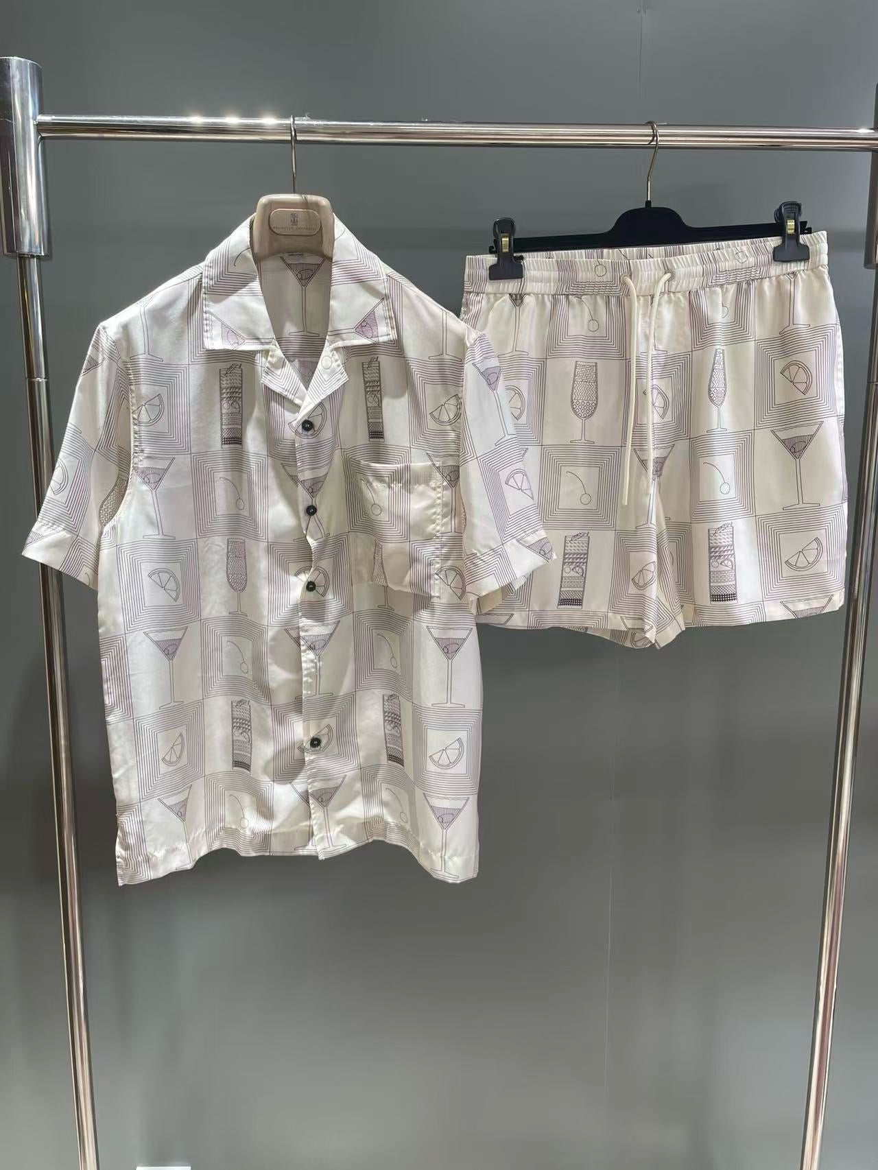 Multi-Colors Shirt and Short Set