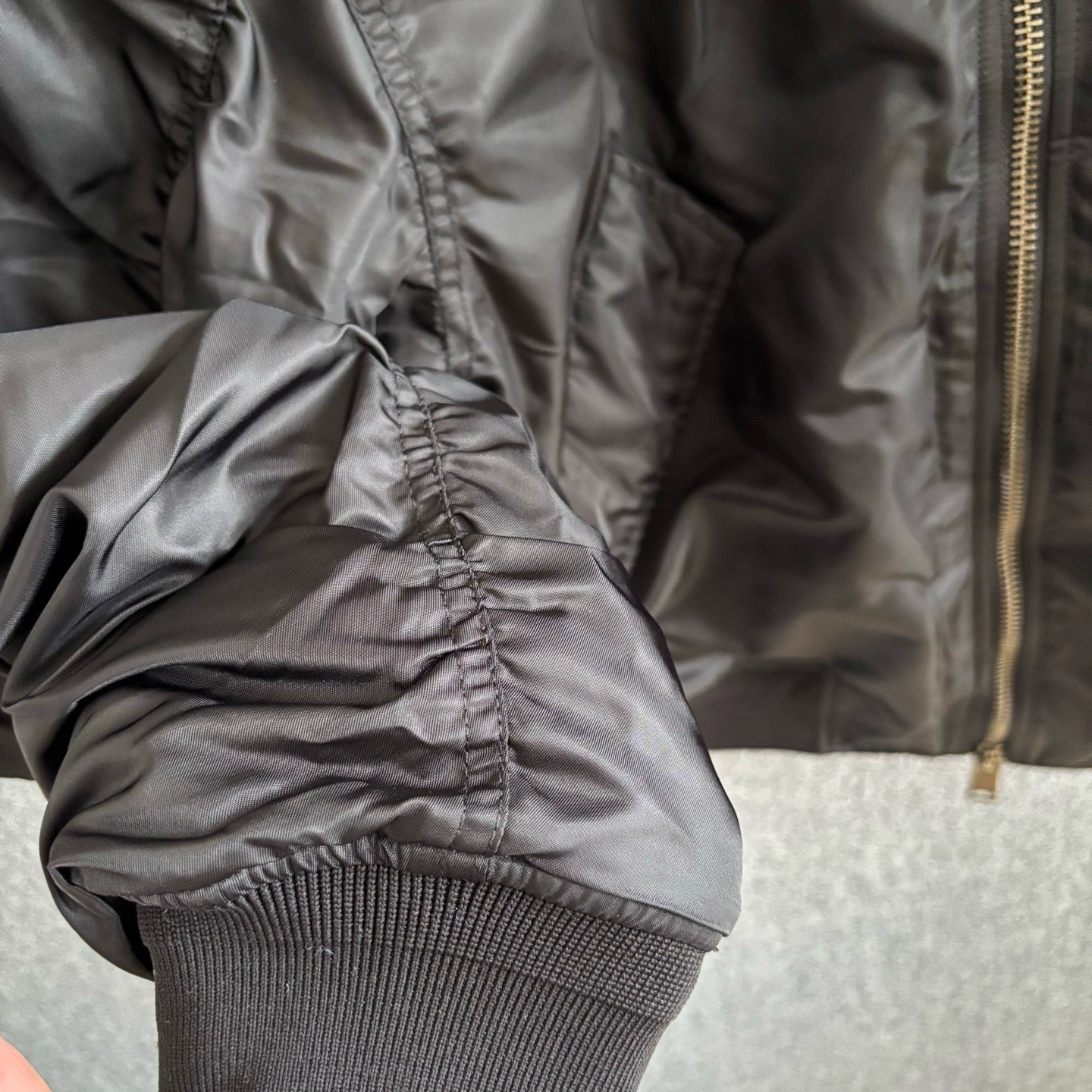 Black and Reddish Jacket