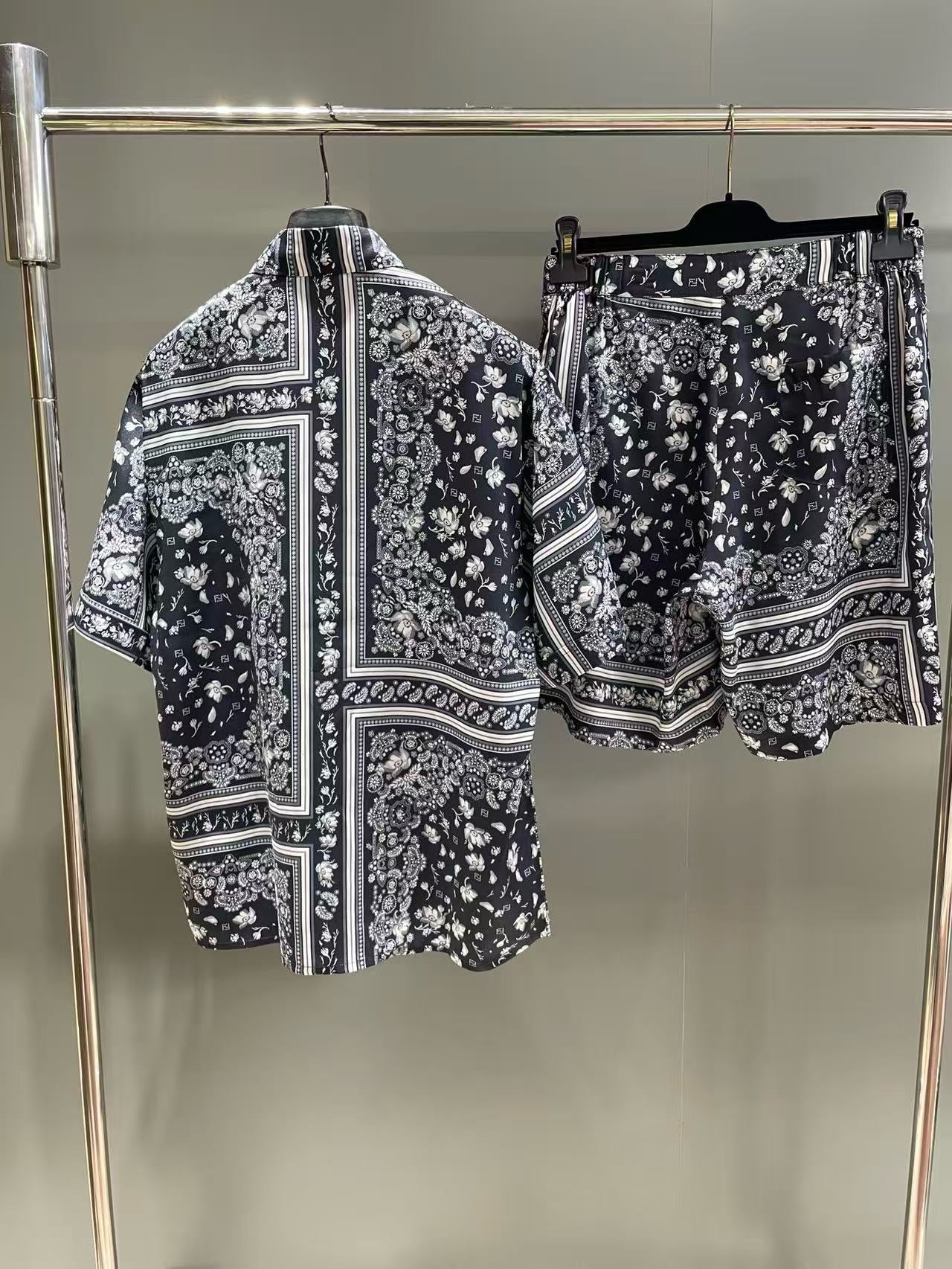 Multi-Colors Shirt and Short Set