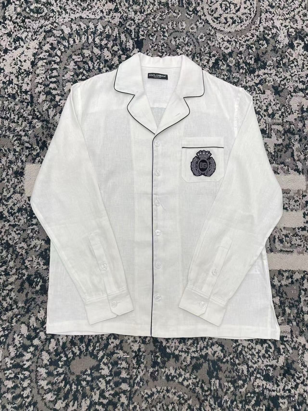 White and Dark Blue Jacket