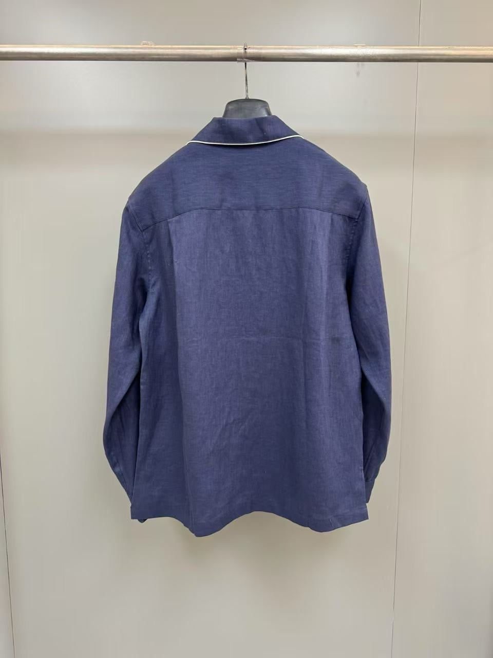 White and Dark Blue Jacket