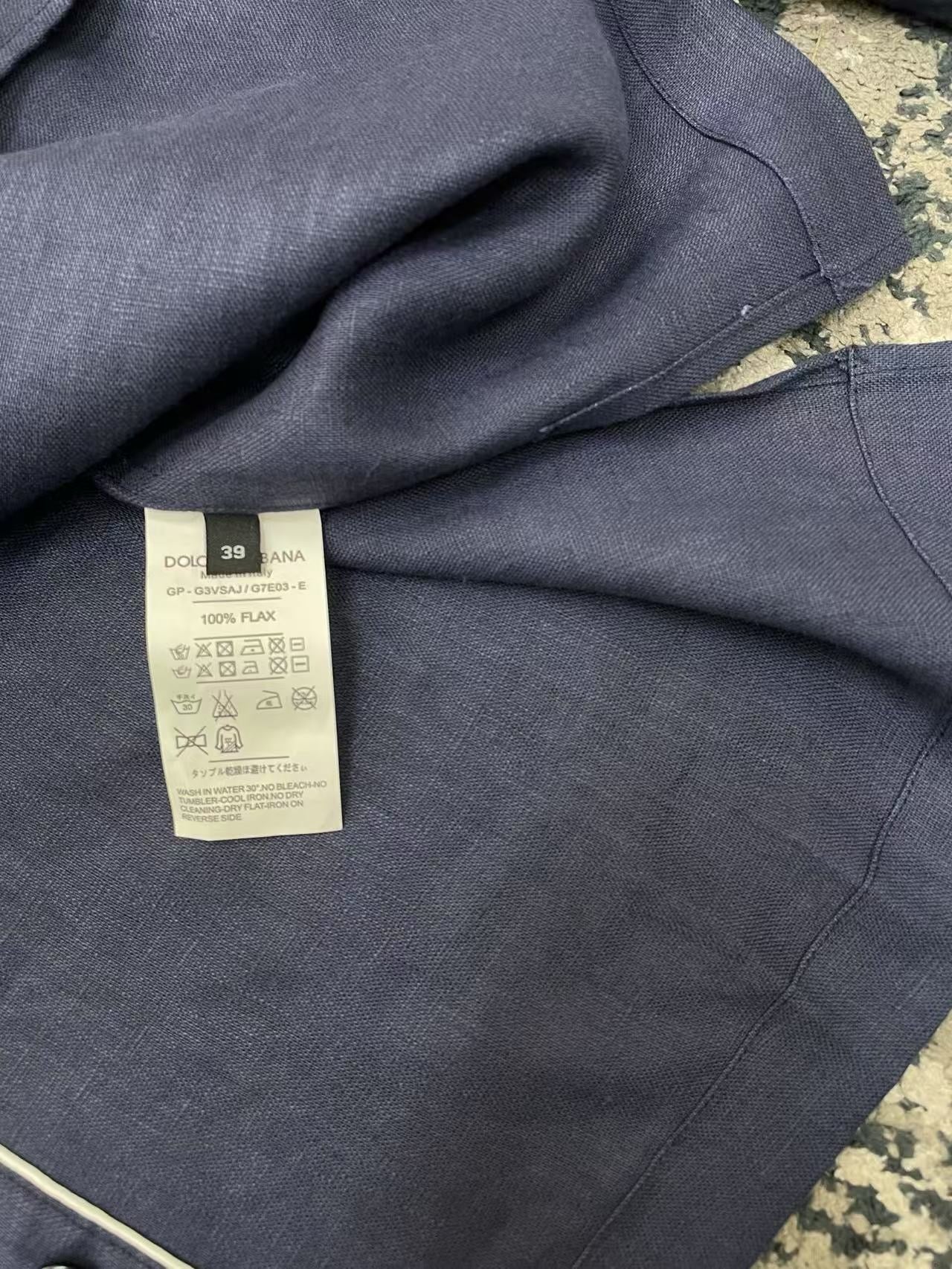 White and Dark Blue Jacket
