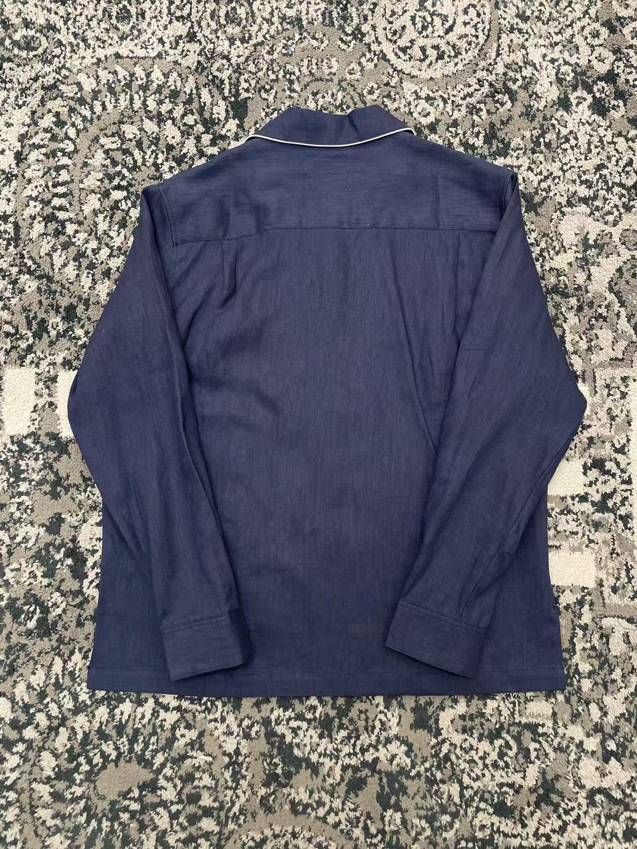 White and Dark Blue Jacket