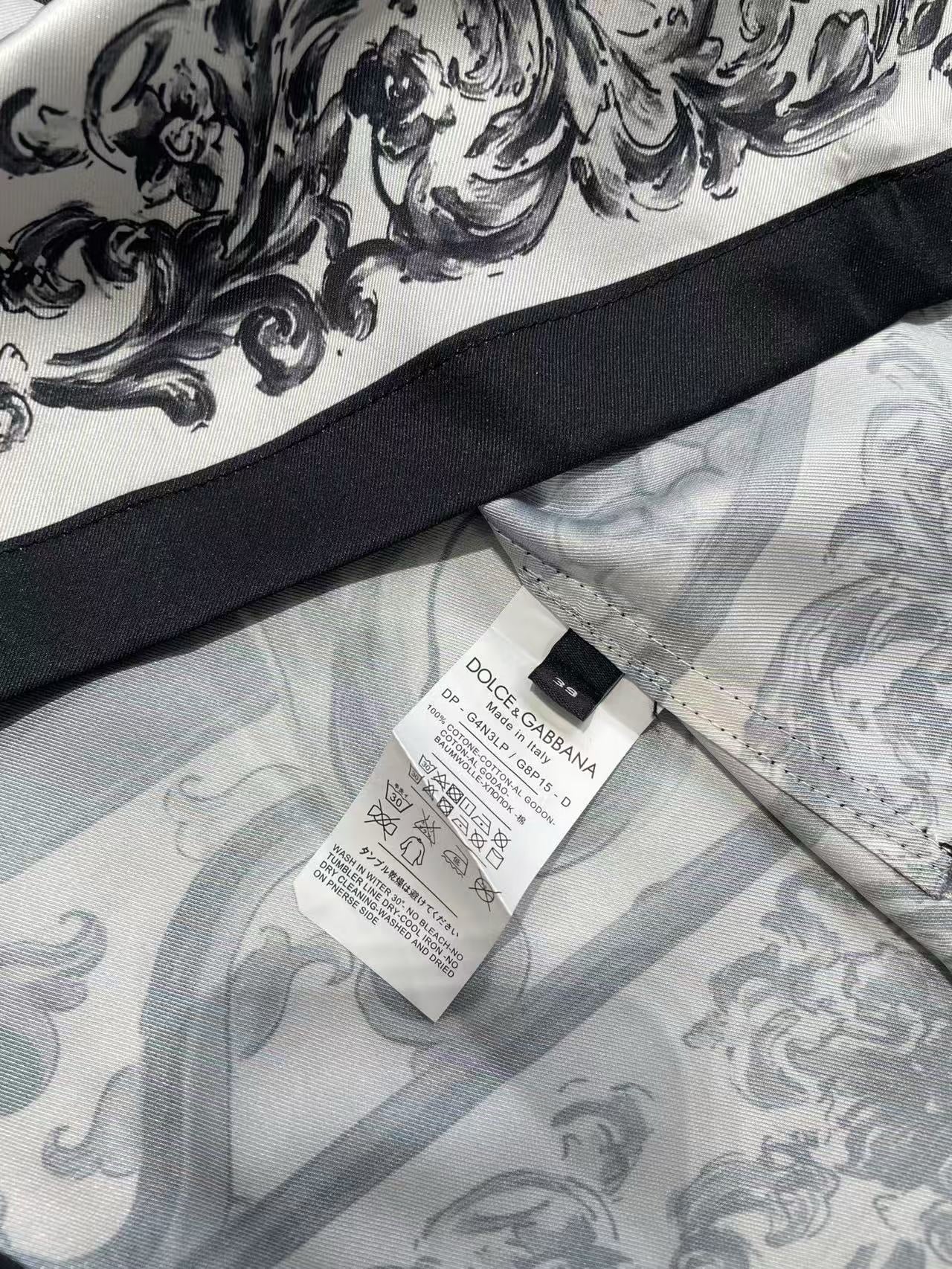 Black White Shirt and Short Set