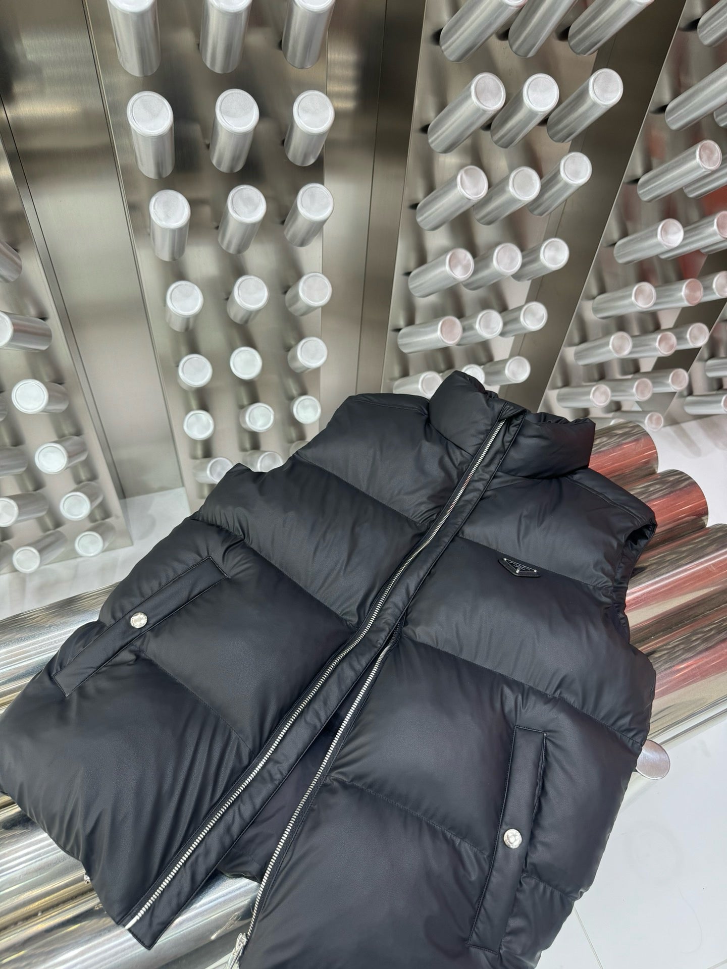 Black and Green Vest