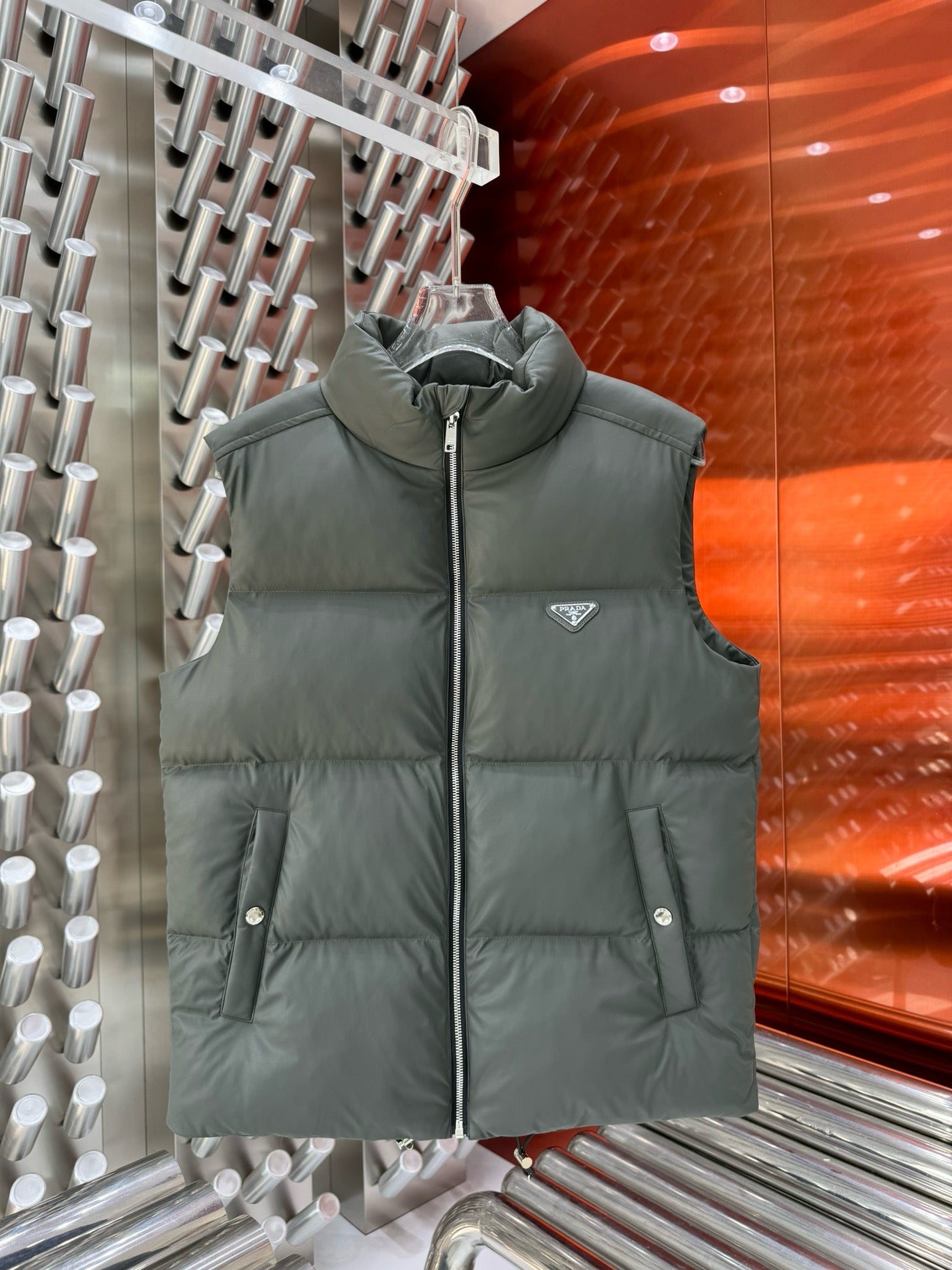 Black and Green Vest