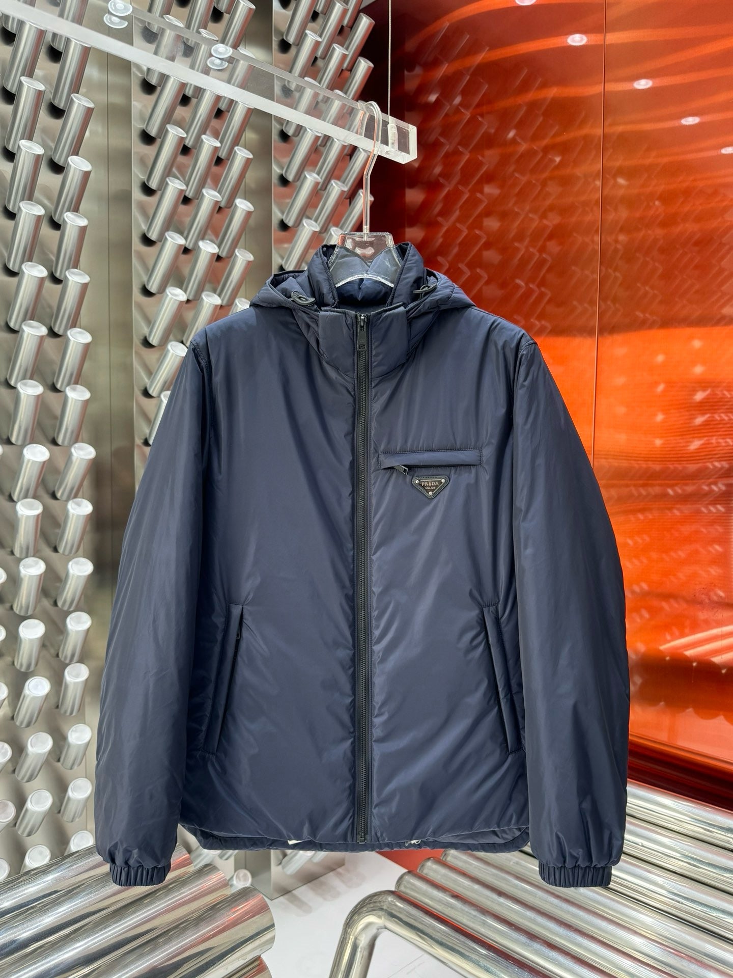 Black and Dark Blue Jacket