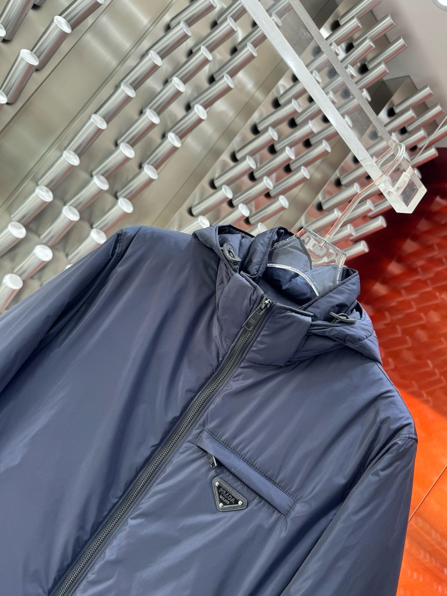 Black and Dark Blue Jacket