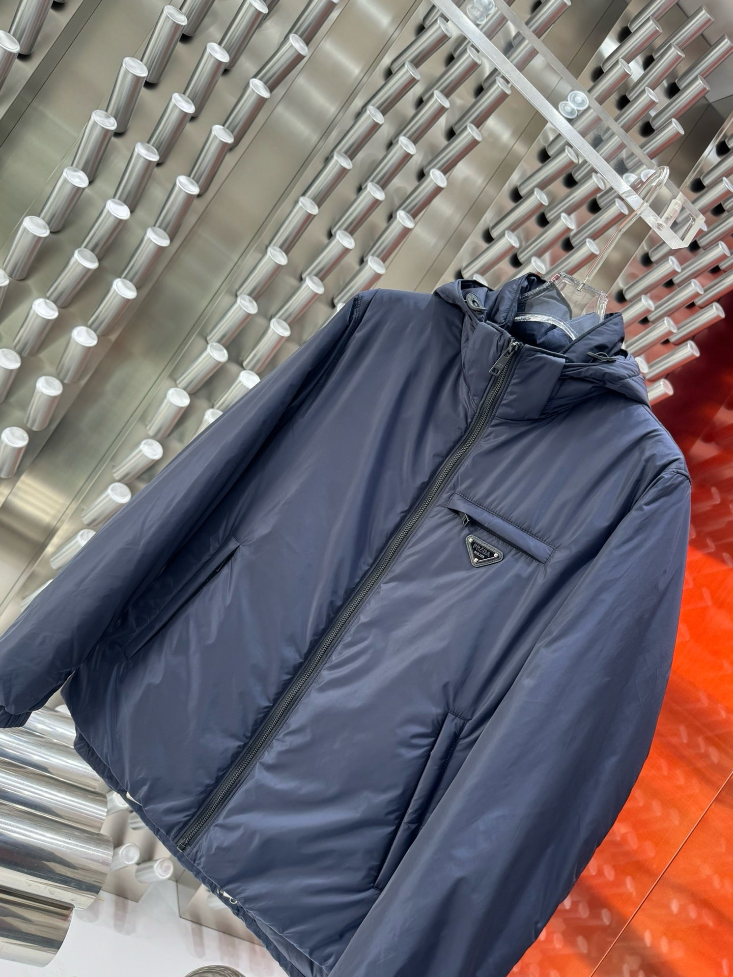 Black and Dark Blue Jacket