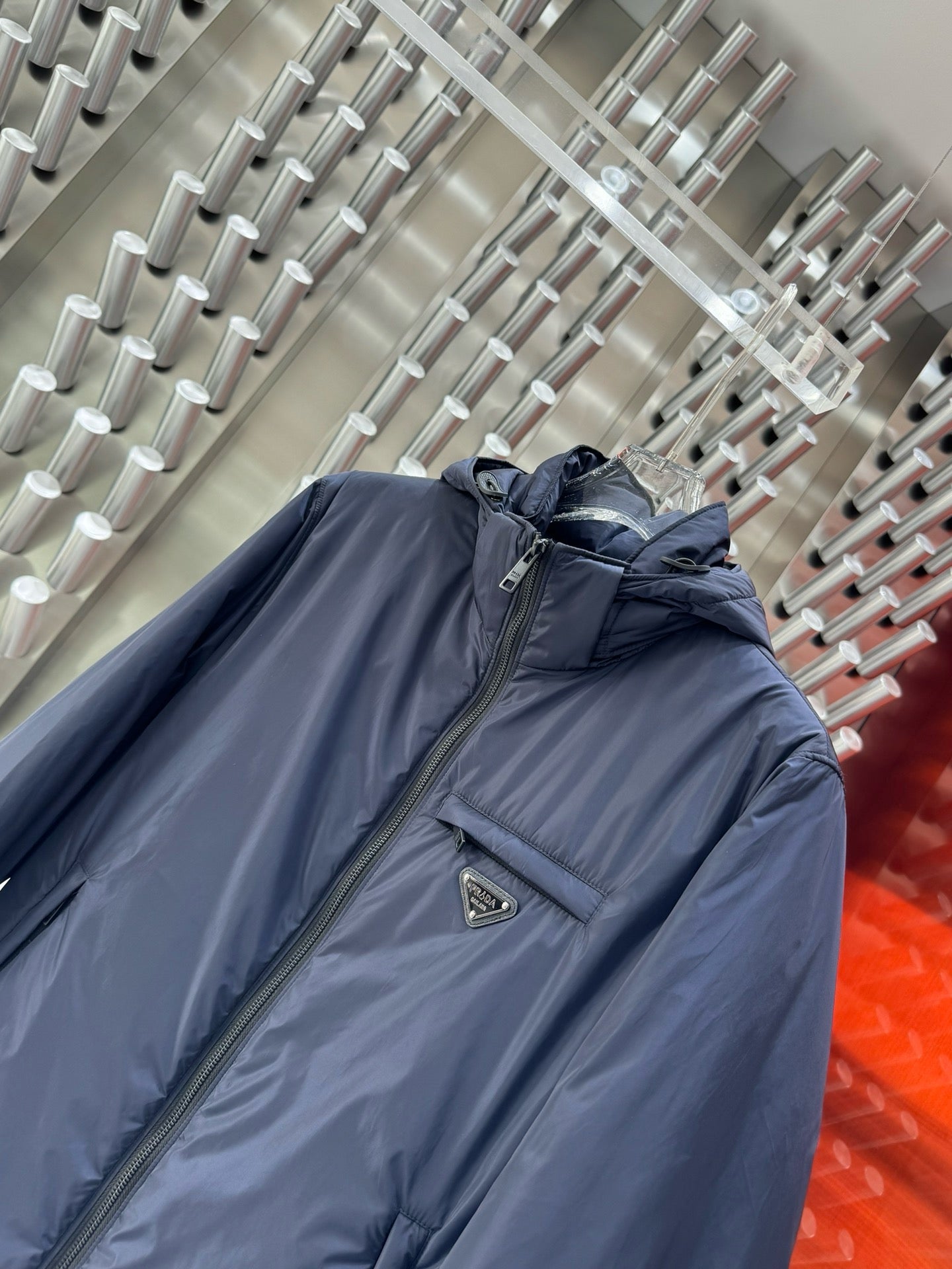 Black and Dark Blue Jacket