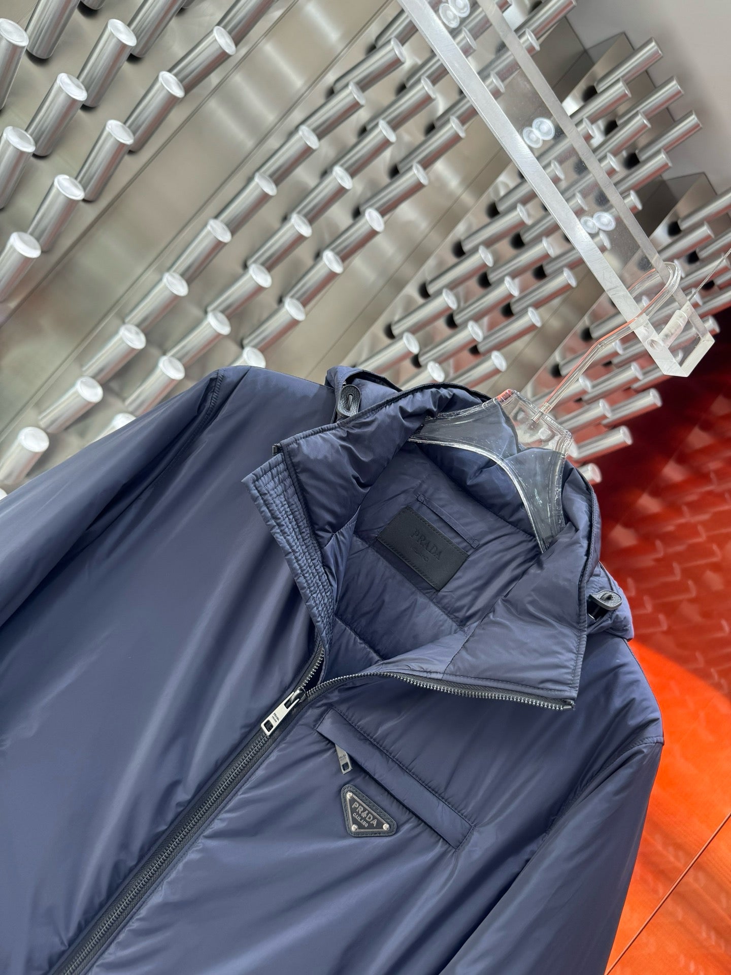 Black and Dark Blue Jacket