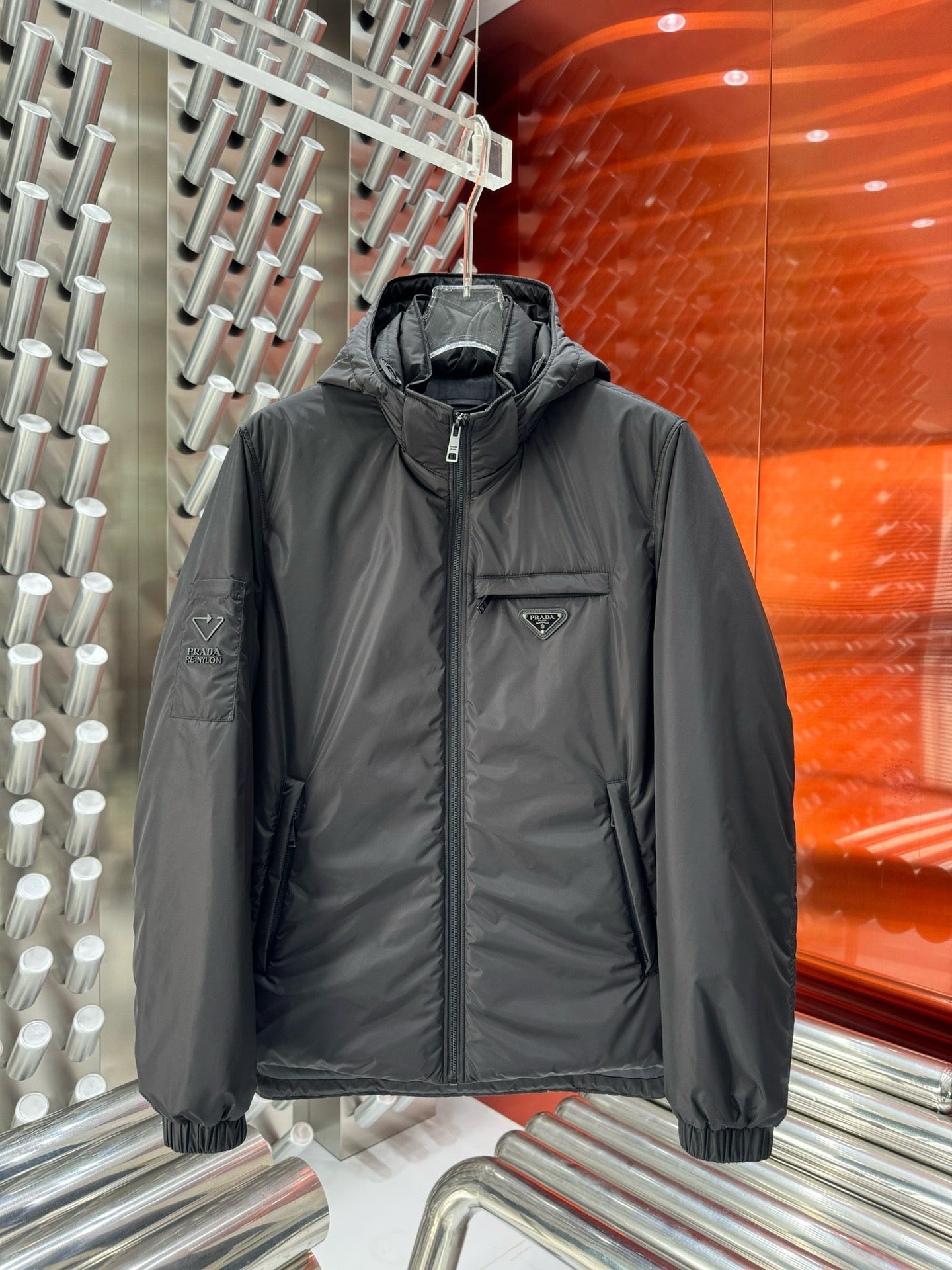 Black and Dark Blue Jacket