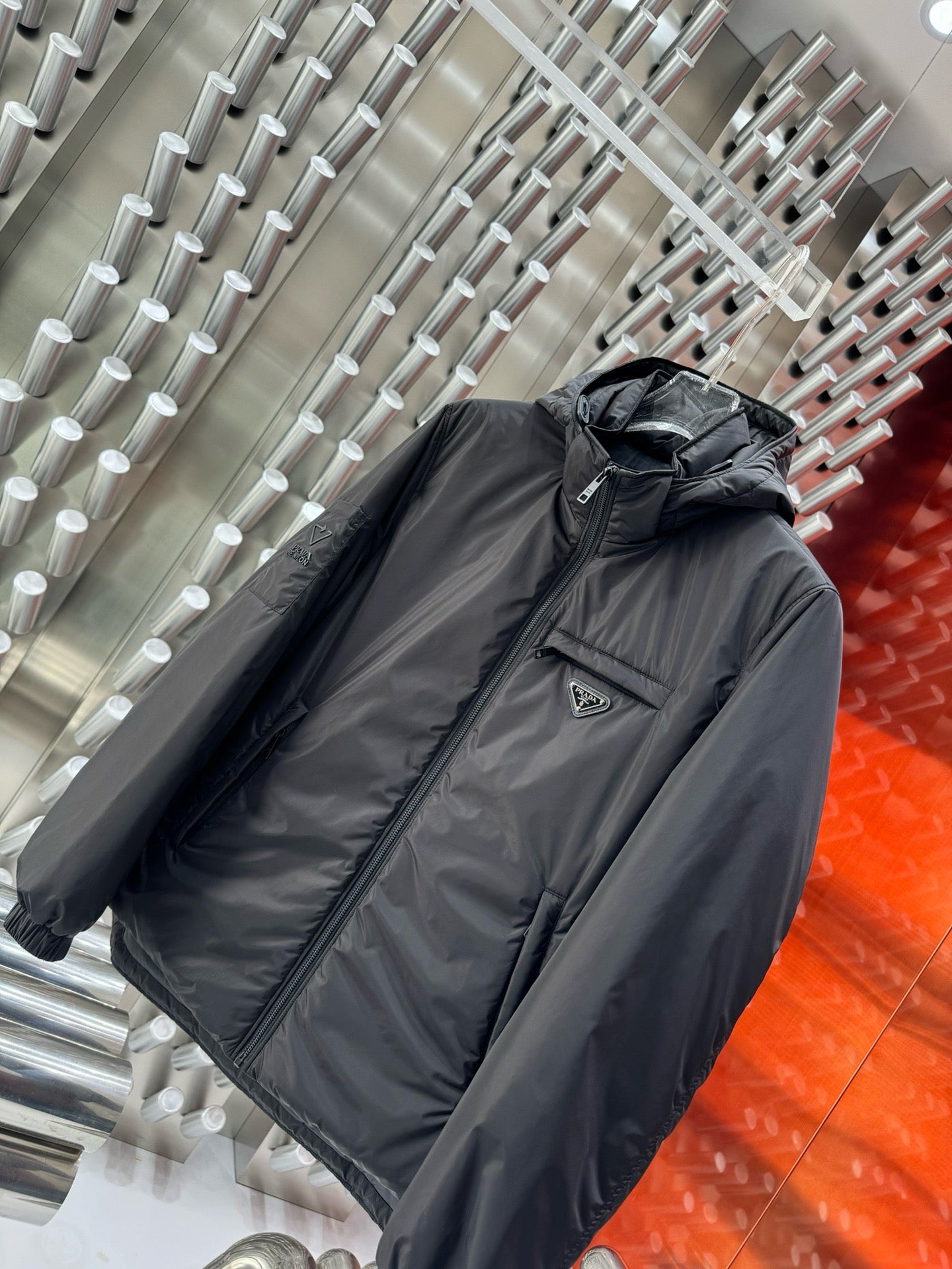 Black and Dark Blue Jacket