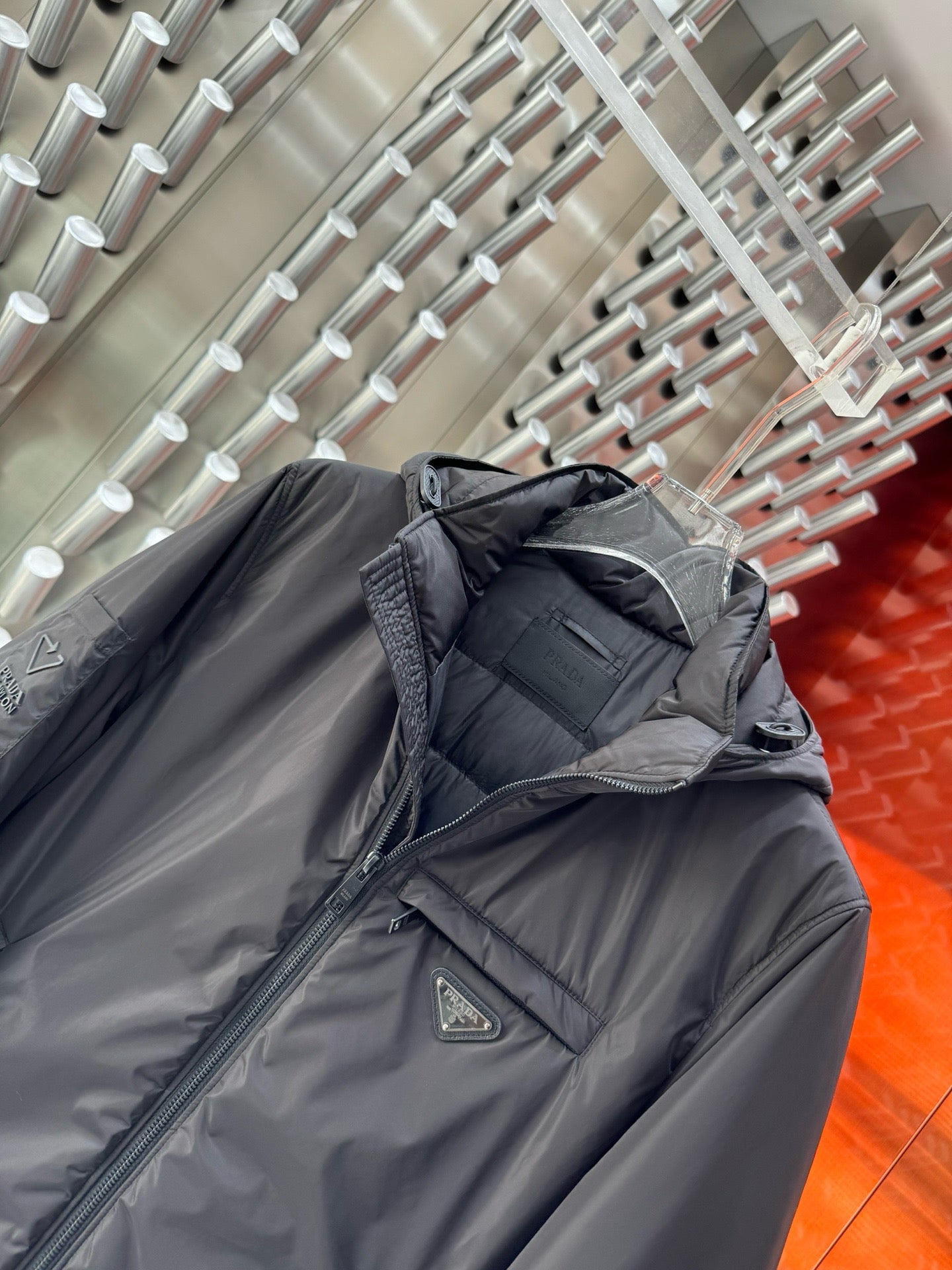Black and Dark Blue Jacket