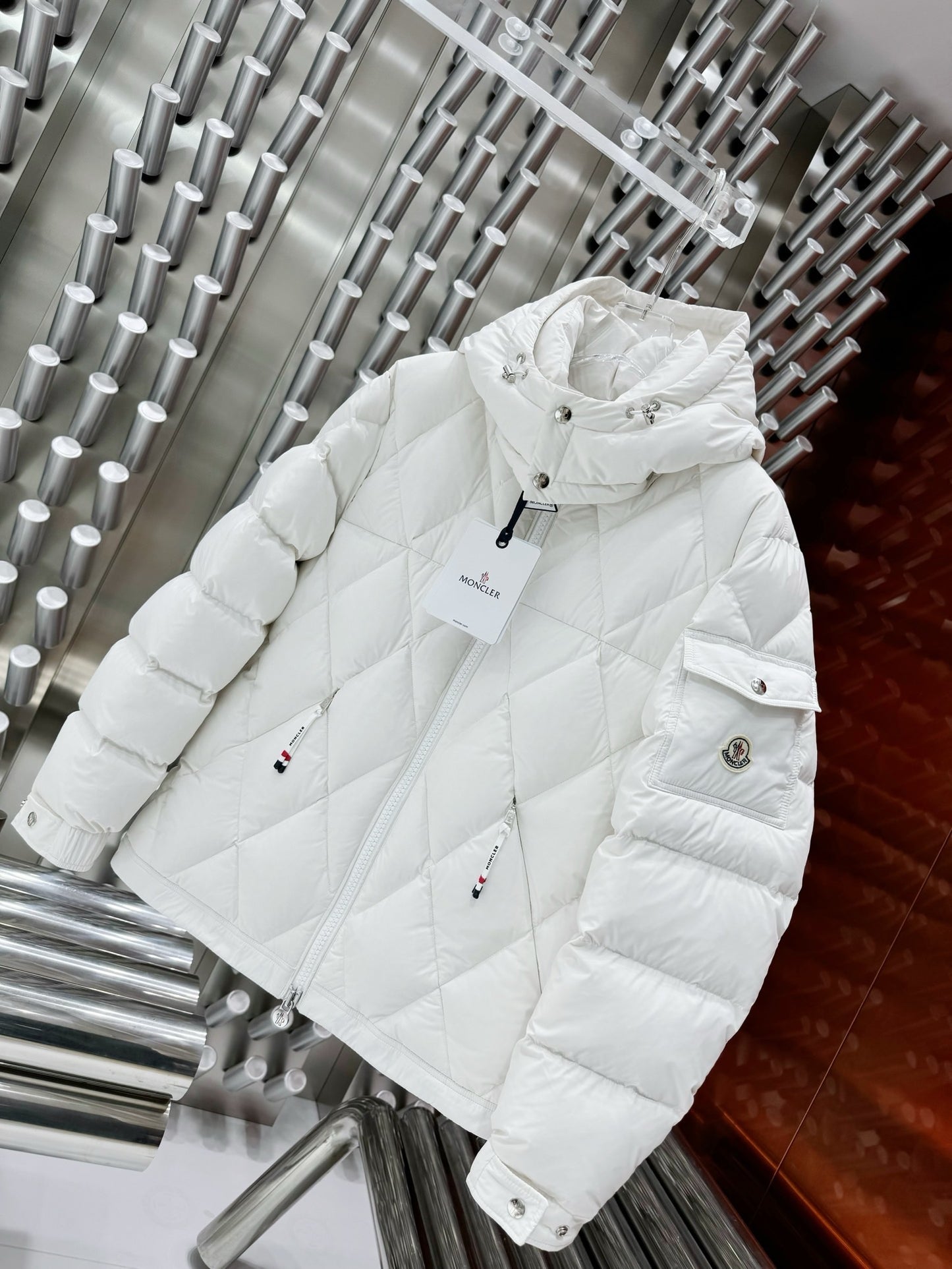 White and Black Jacket