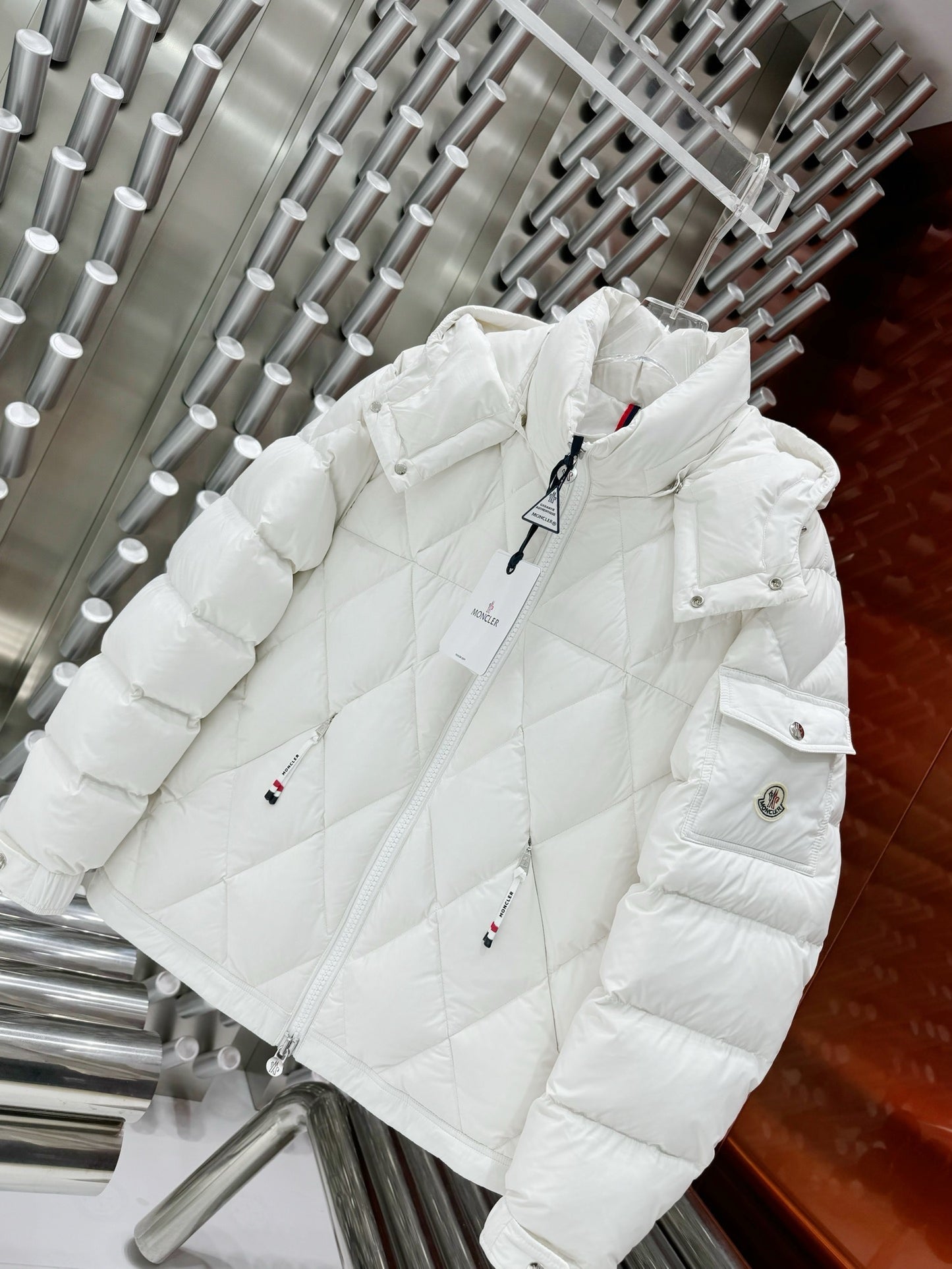 White and Black Jacket