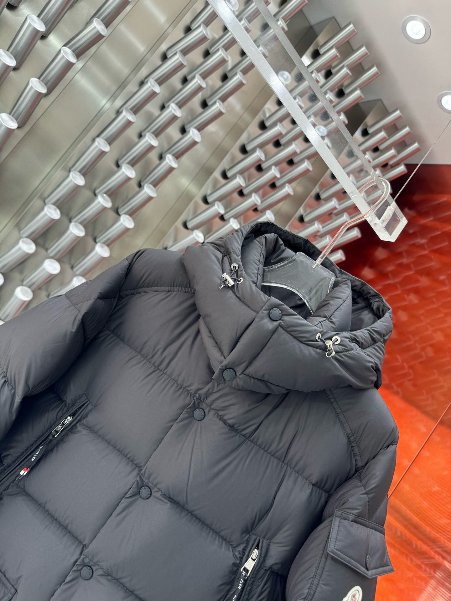Black and Dark Blue Jacket