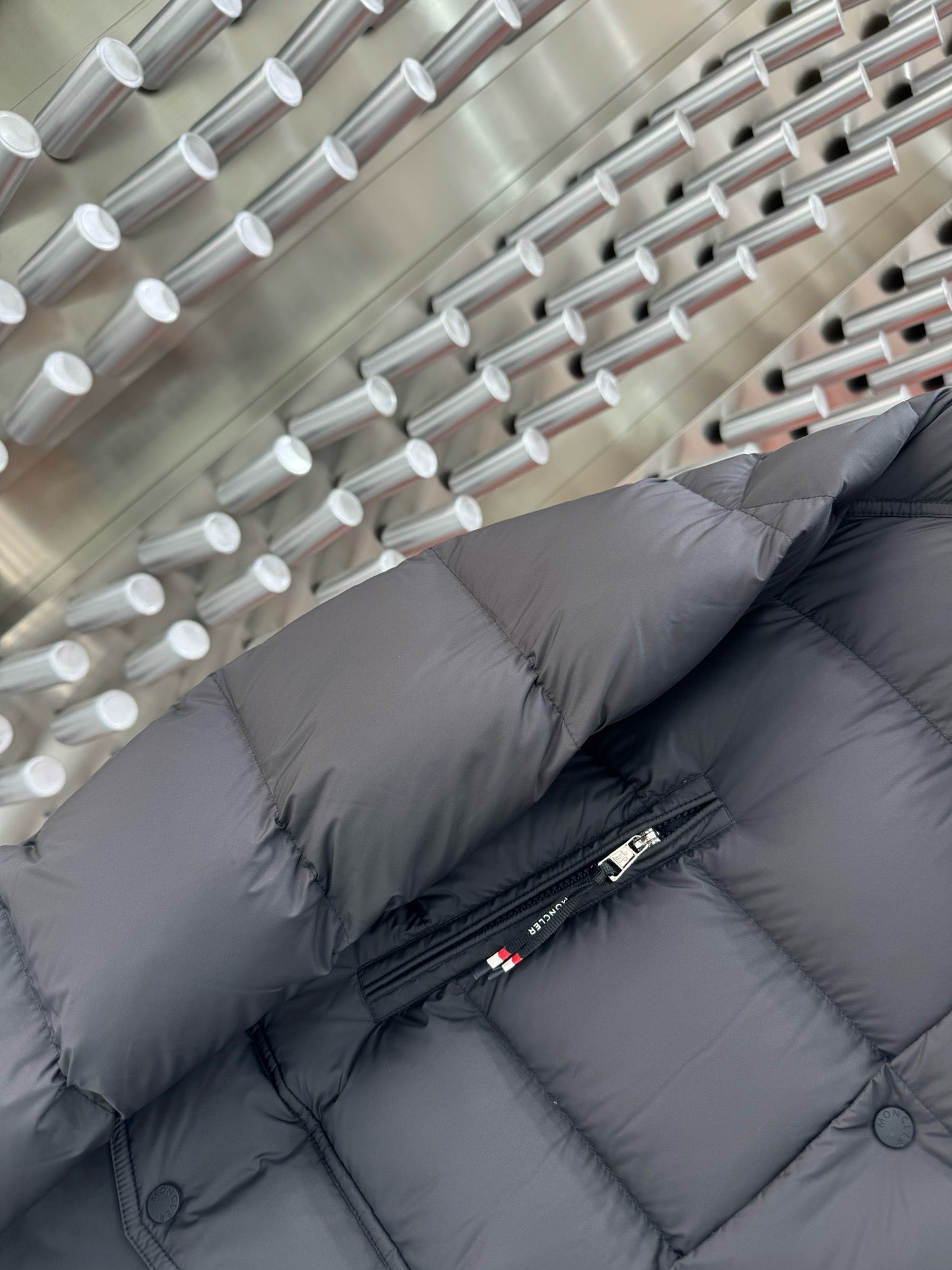 Black and Dark Blue Jacket
