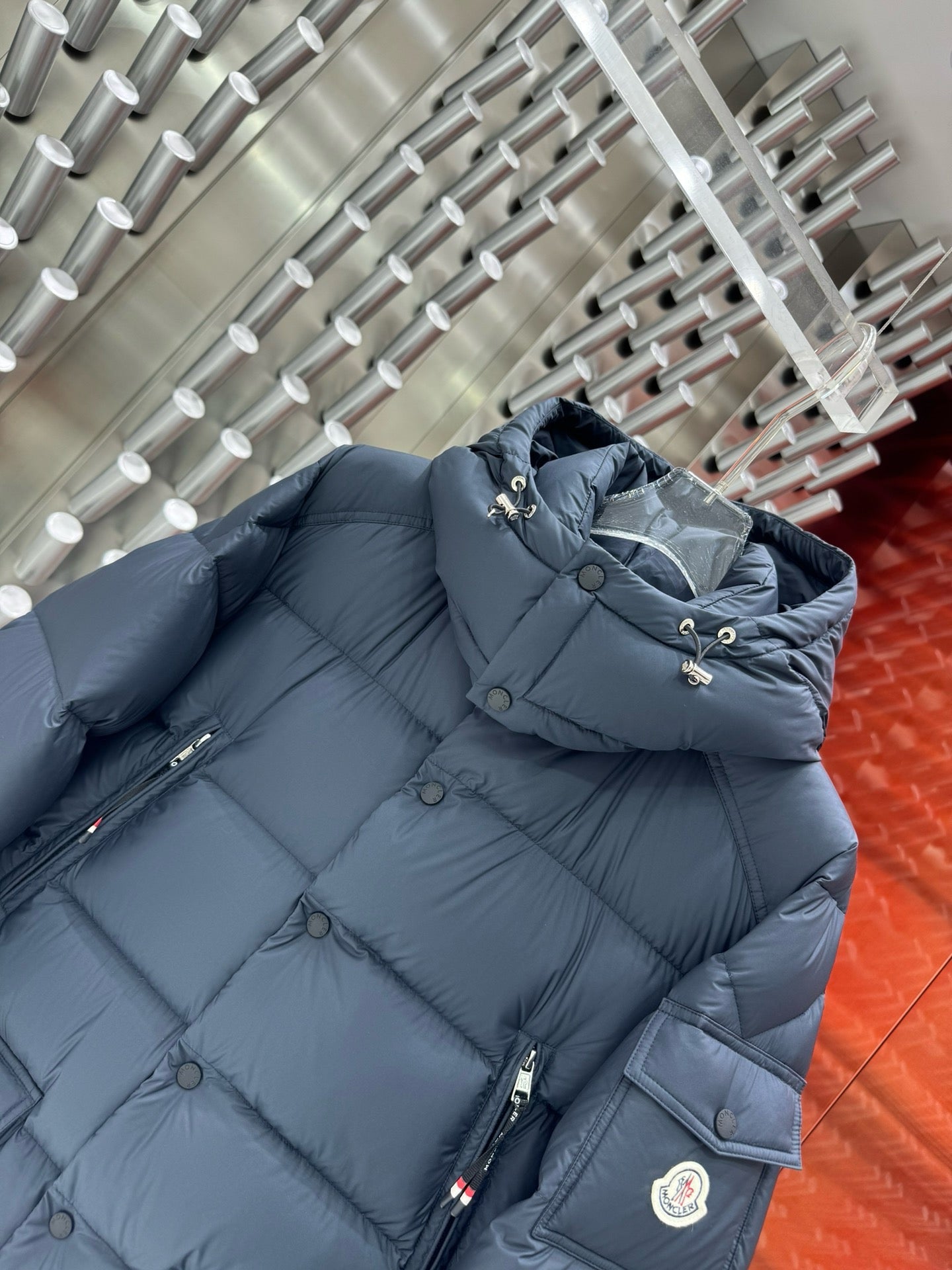 Black and Dark Blue Jacket