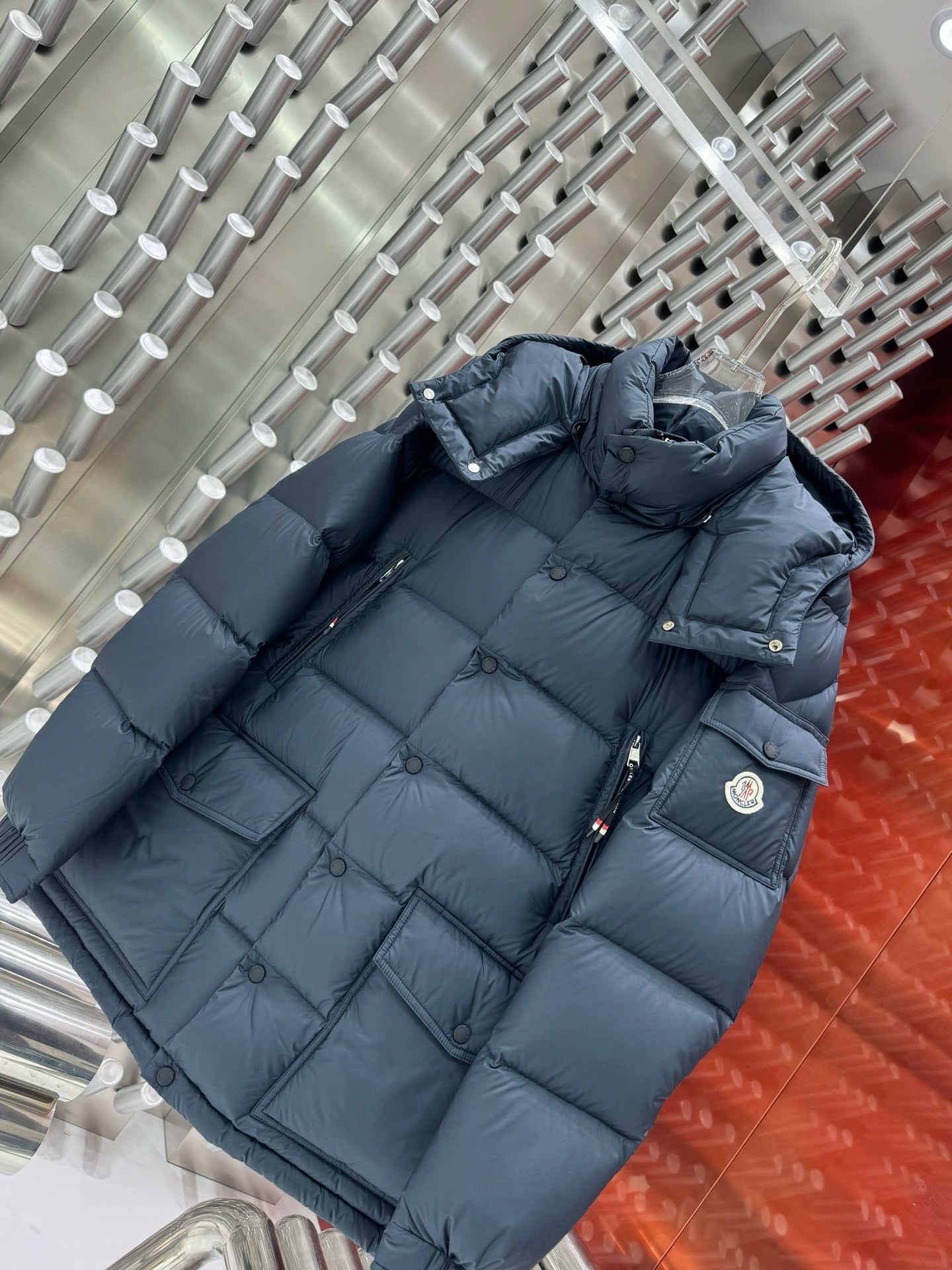 Black and Dark Blue Jacket