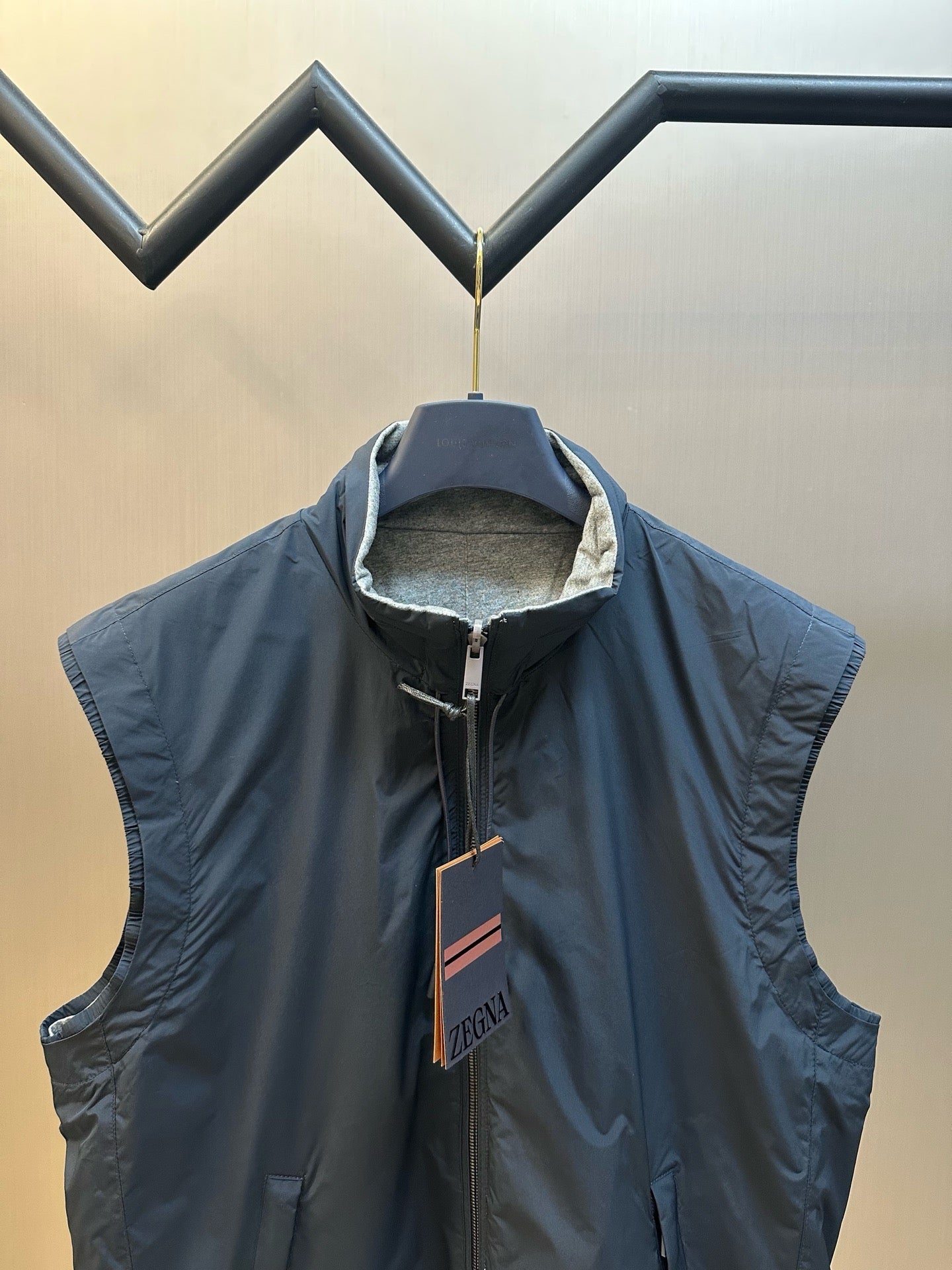 Blue Grey Vest